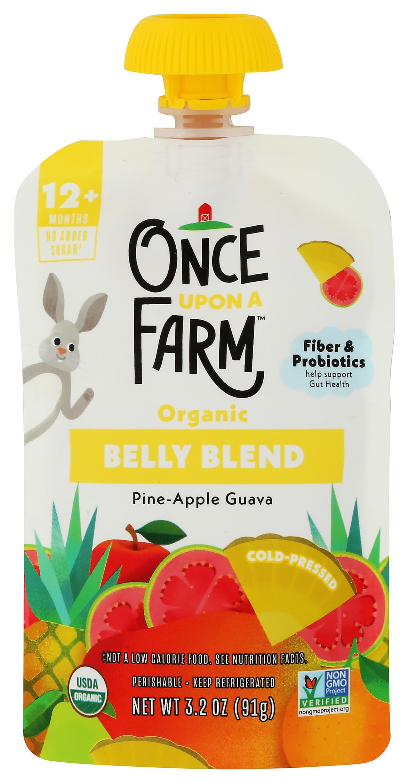 ONCE UPON A FARM Pouch Pineapple Guava Blend, 3.2 OZ