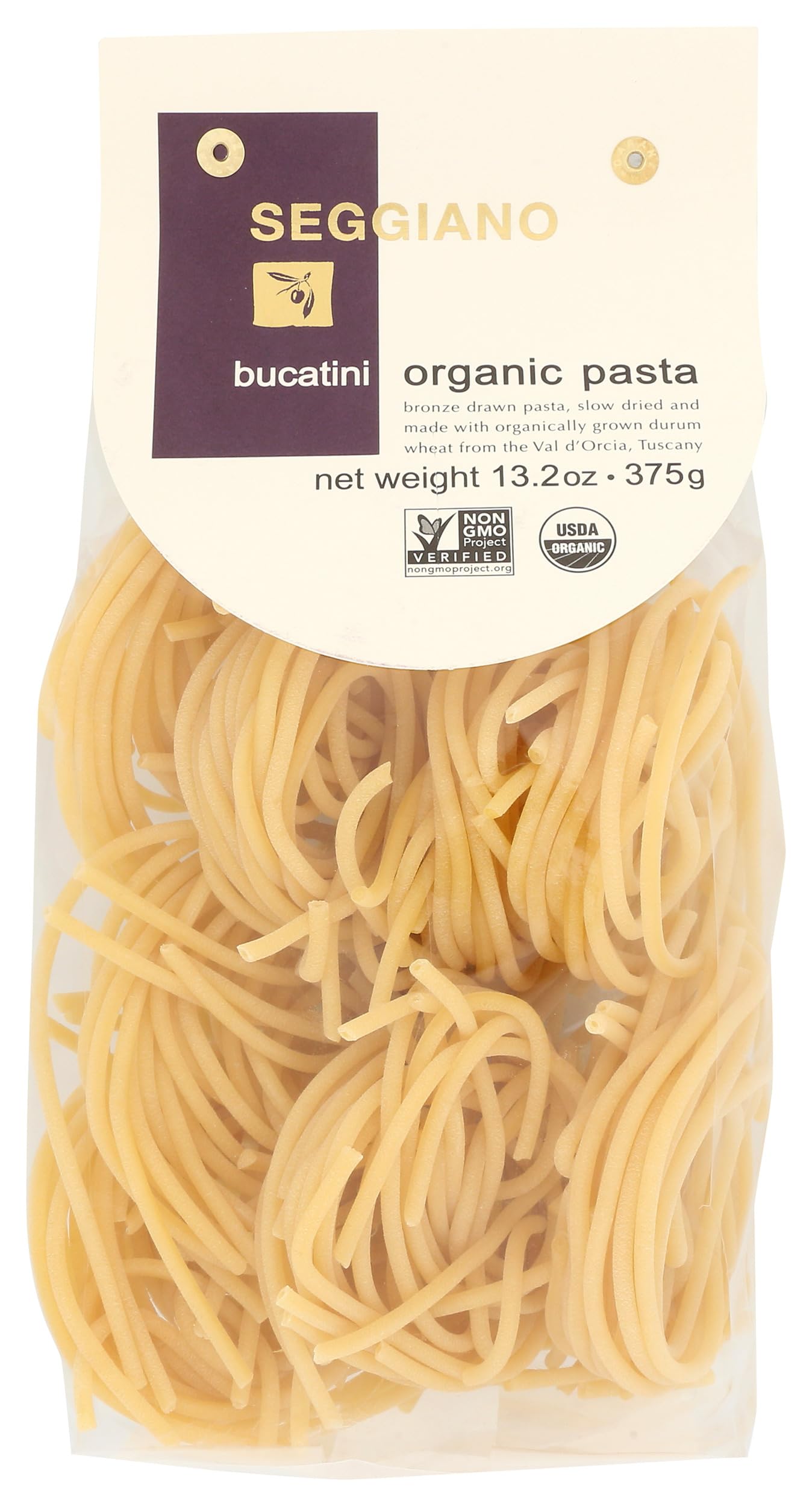 Pasta Bucatini Organic, 13.2 Ounce