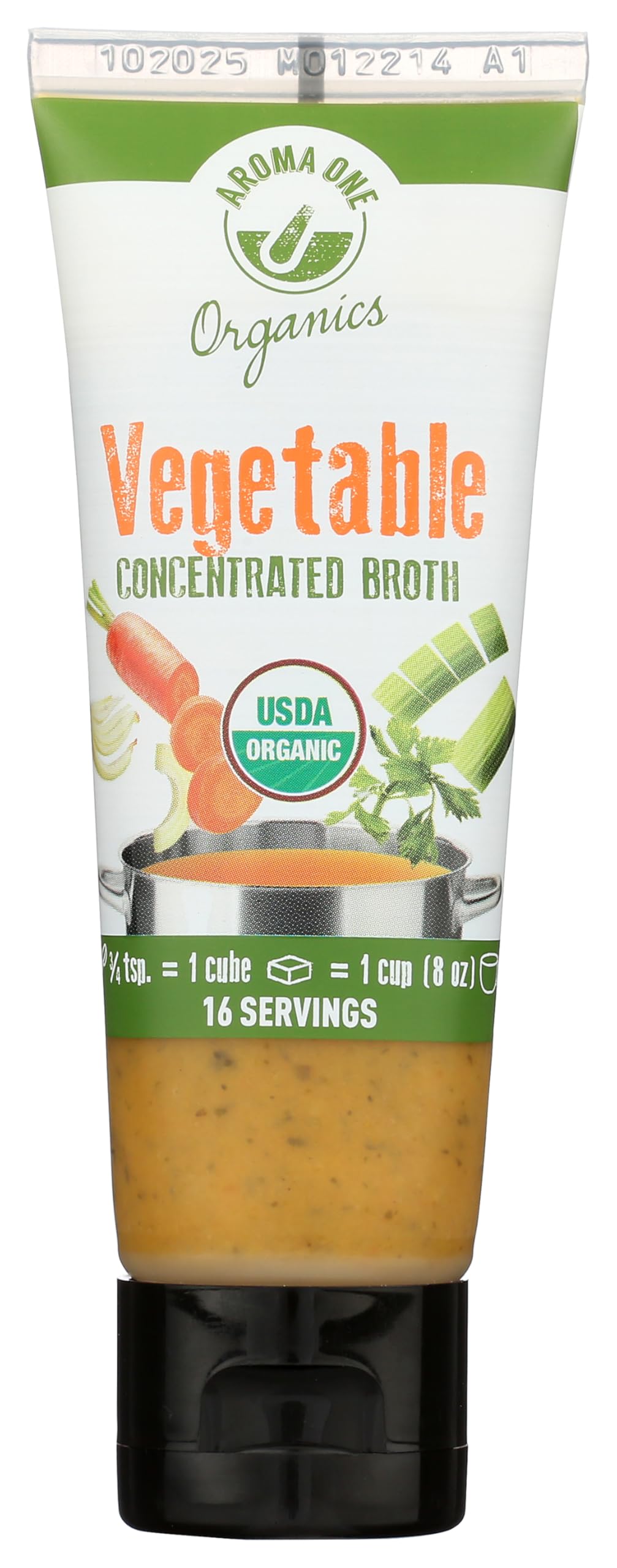 Aroma One Organic Vegetable Concentrated Broth, 2.8 OZ