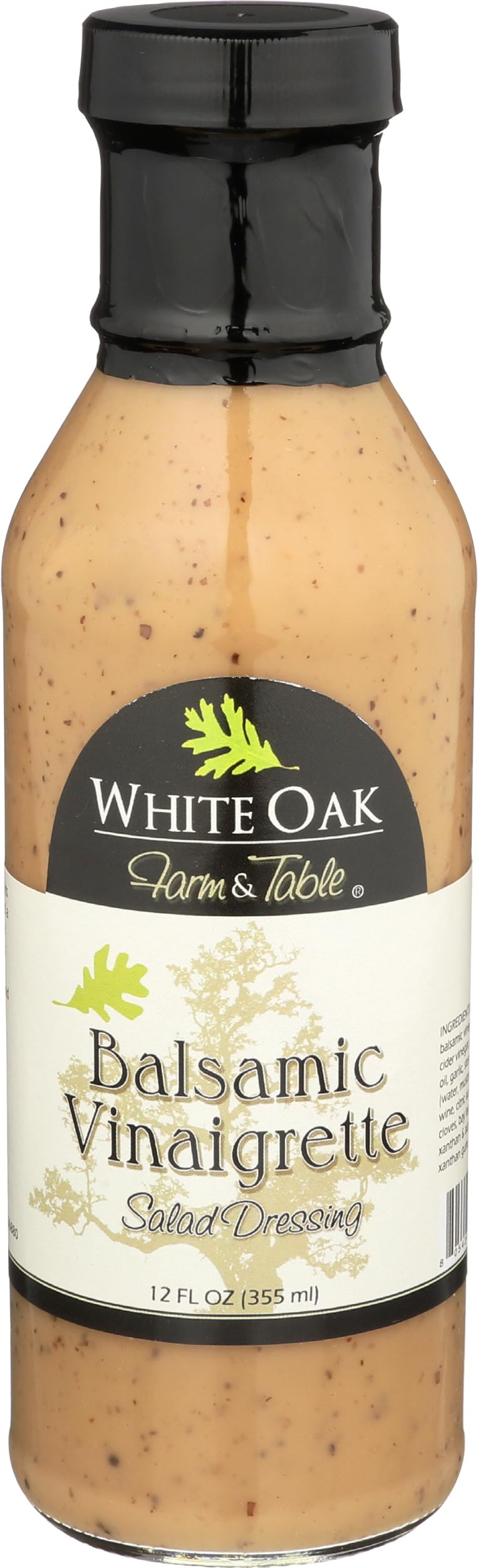 White Oak Farm & Table Balsamic Vinaigrette Dressing, 12 FZ
