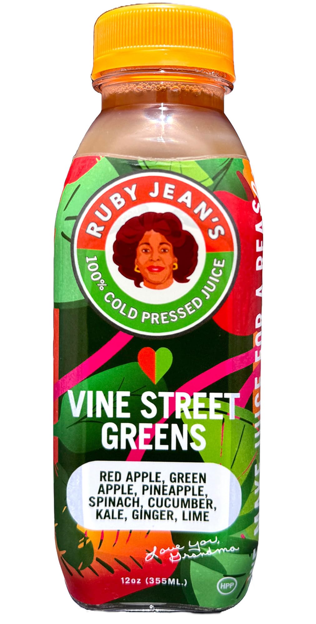 Ruby Jean's, Juice Vine Street Greens, 12 Fl Oz