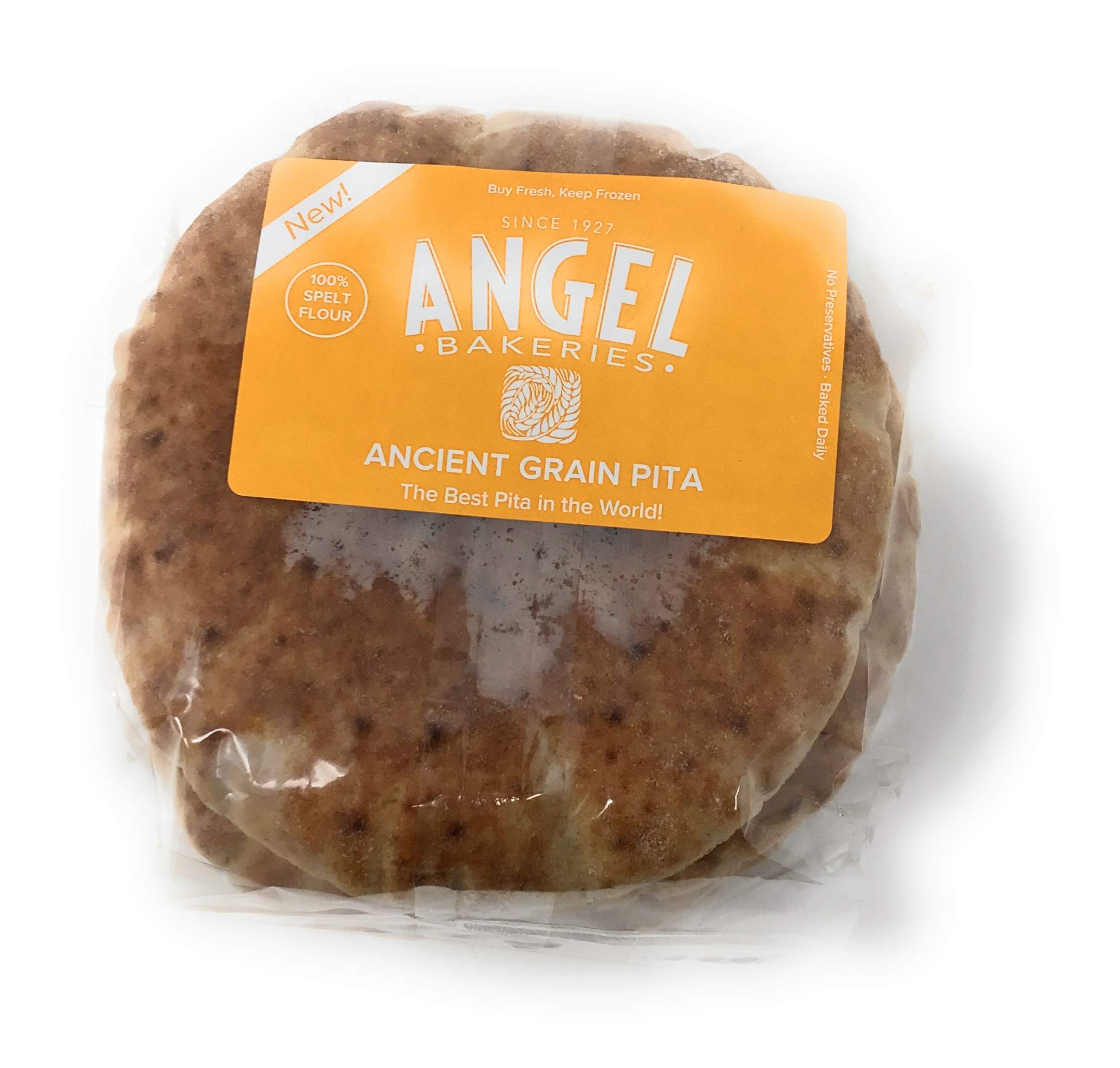 Angel Bakeries Spelt Pita Bread 4 Count
