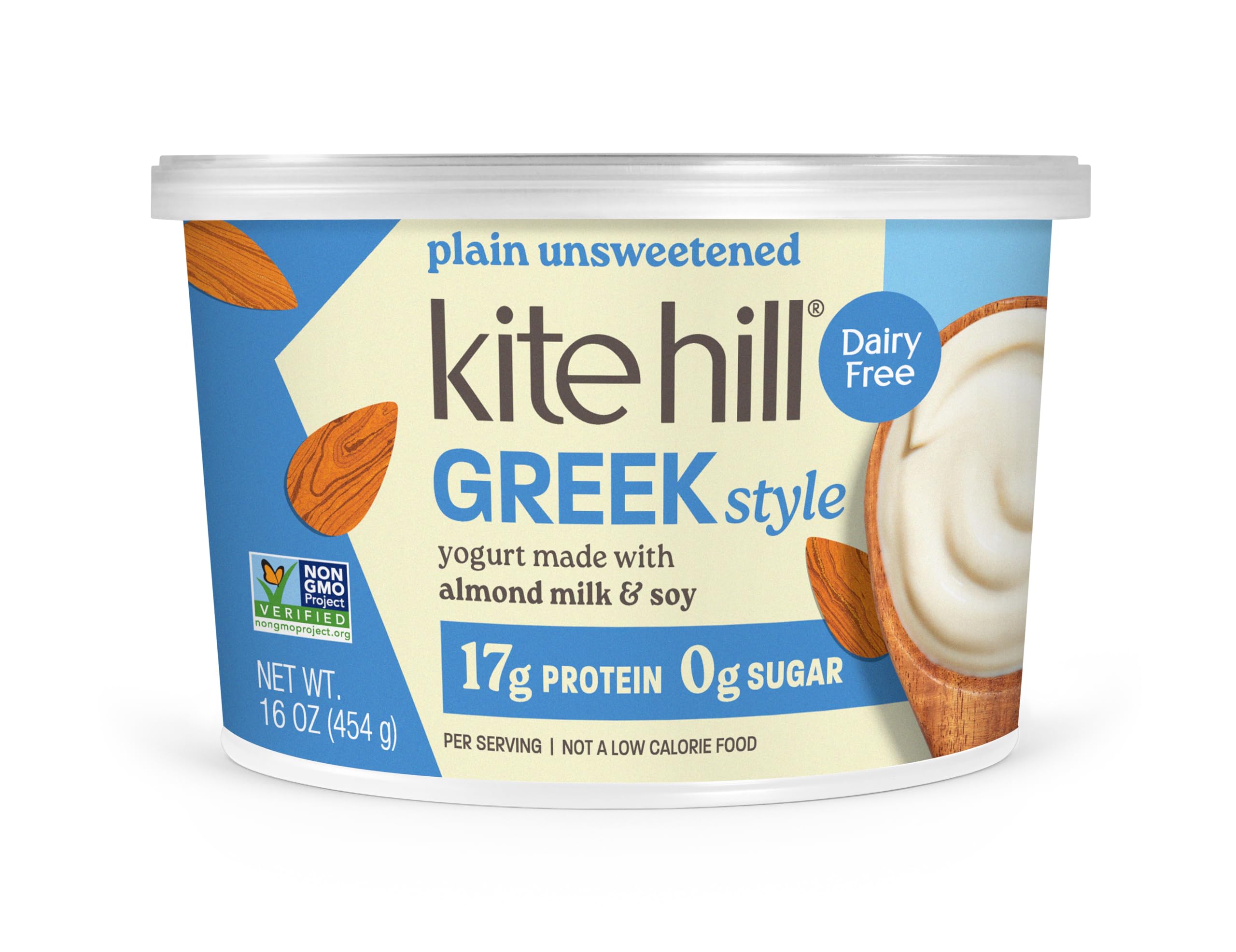 Yogurt Plant Based Plain Unsweetened, 16 Ounce