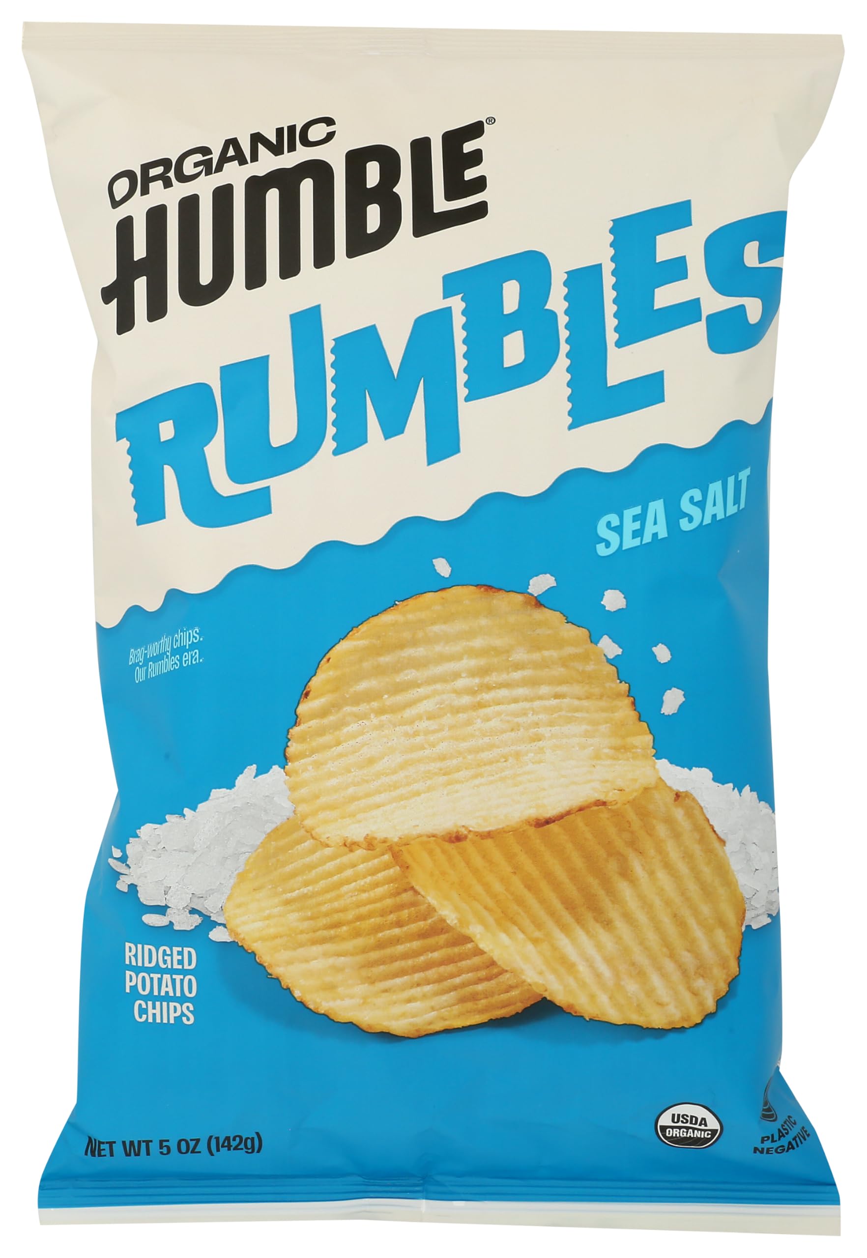 Humble Potato Chips Co Organic Sea Salt Rumbles Potato Chips, 5 OZ