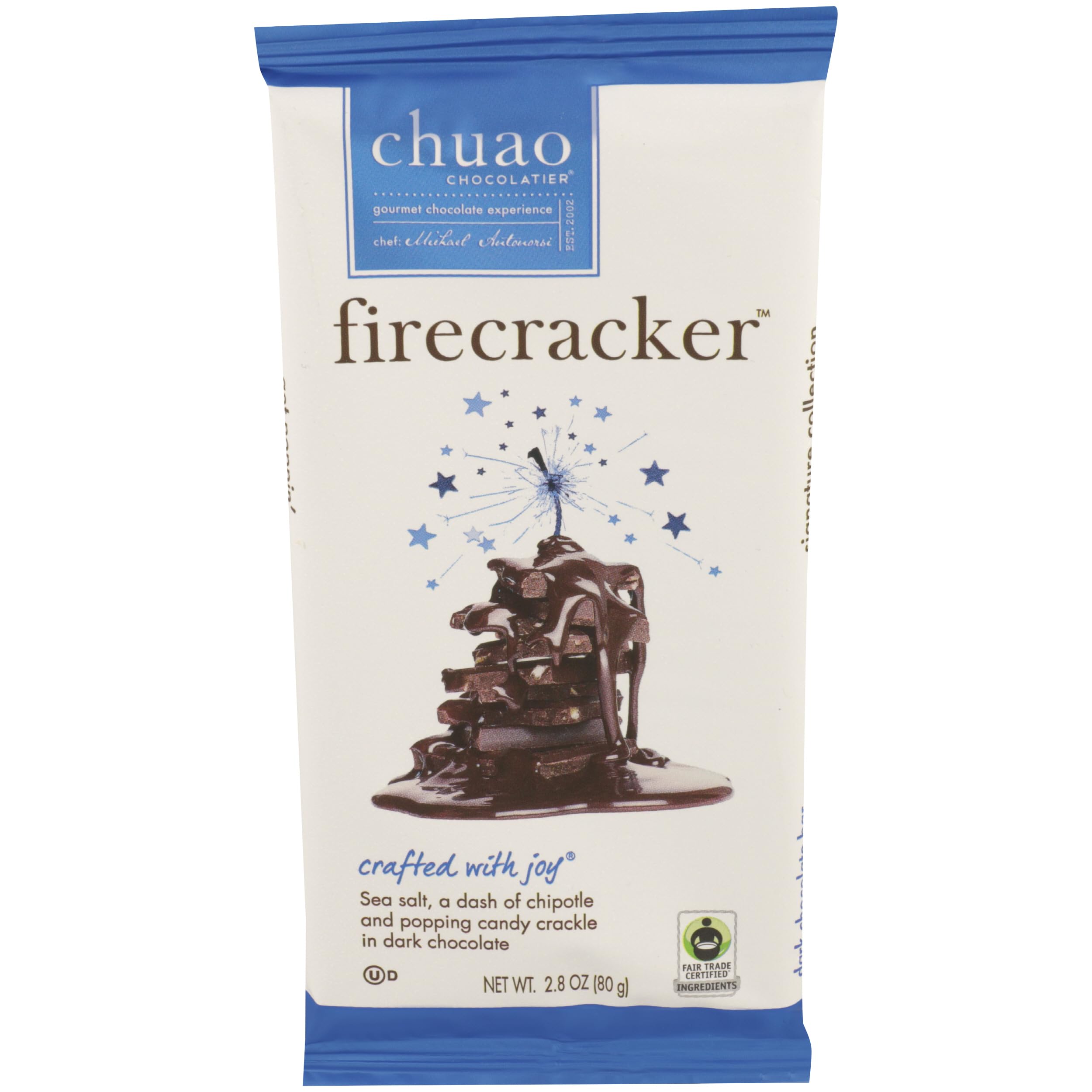 Chuao Candy Bar, Firecracker 2.82 oz.