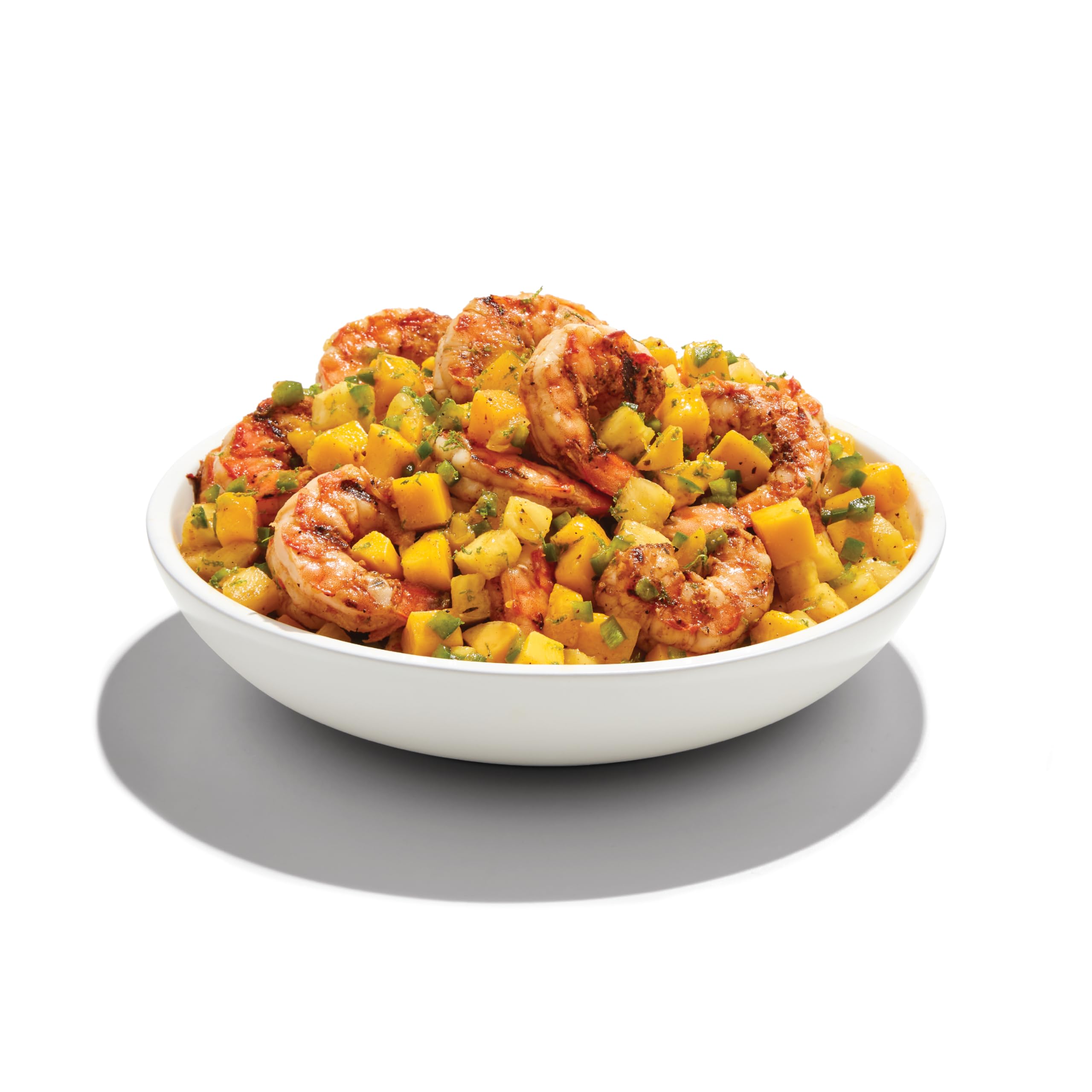 Salad Shrimp Caribbean With Mango Salsa Chef's Case