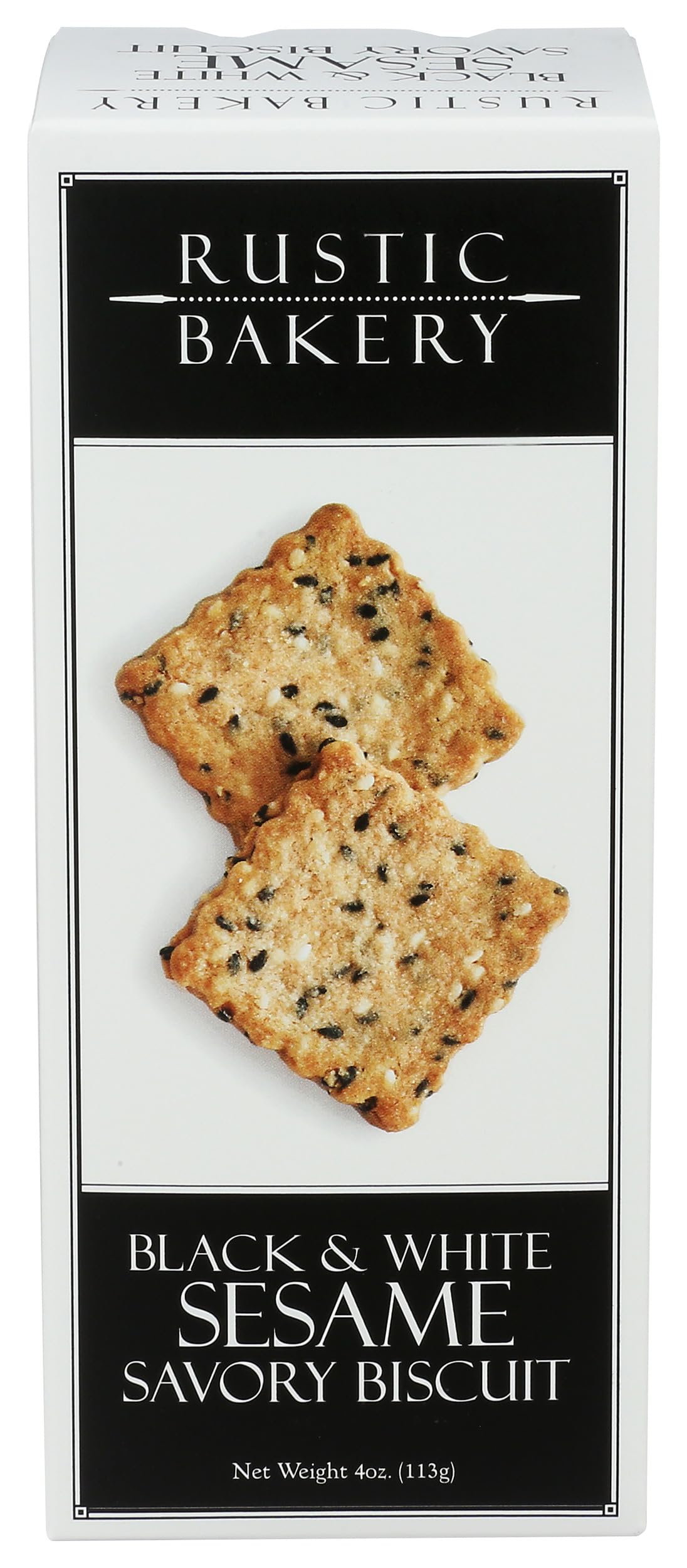 Biscuits Savory Black And White Sesame, 4 Ounce