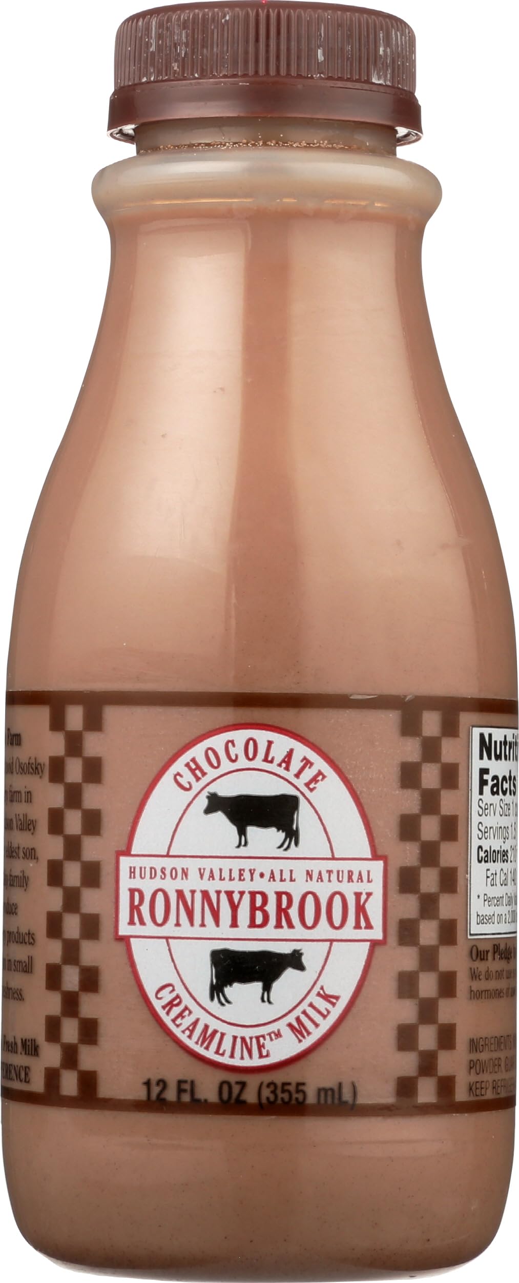 Ronnybrook Farm Dairy Chocolate Milk, 12 FZ