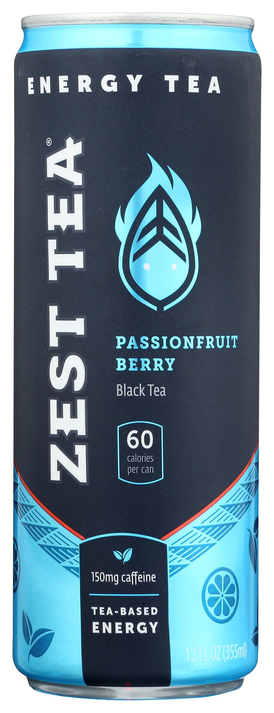 Zest Tea, Tea Black Sparkling Citrus Hibiscus, 12 Fl Oz