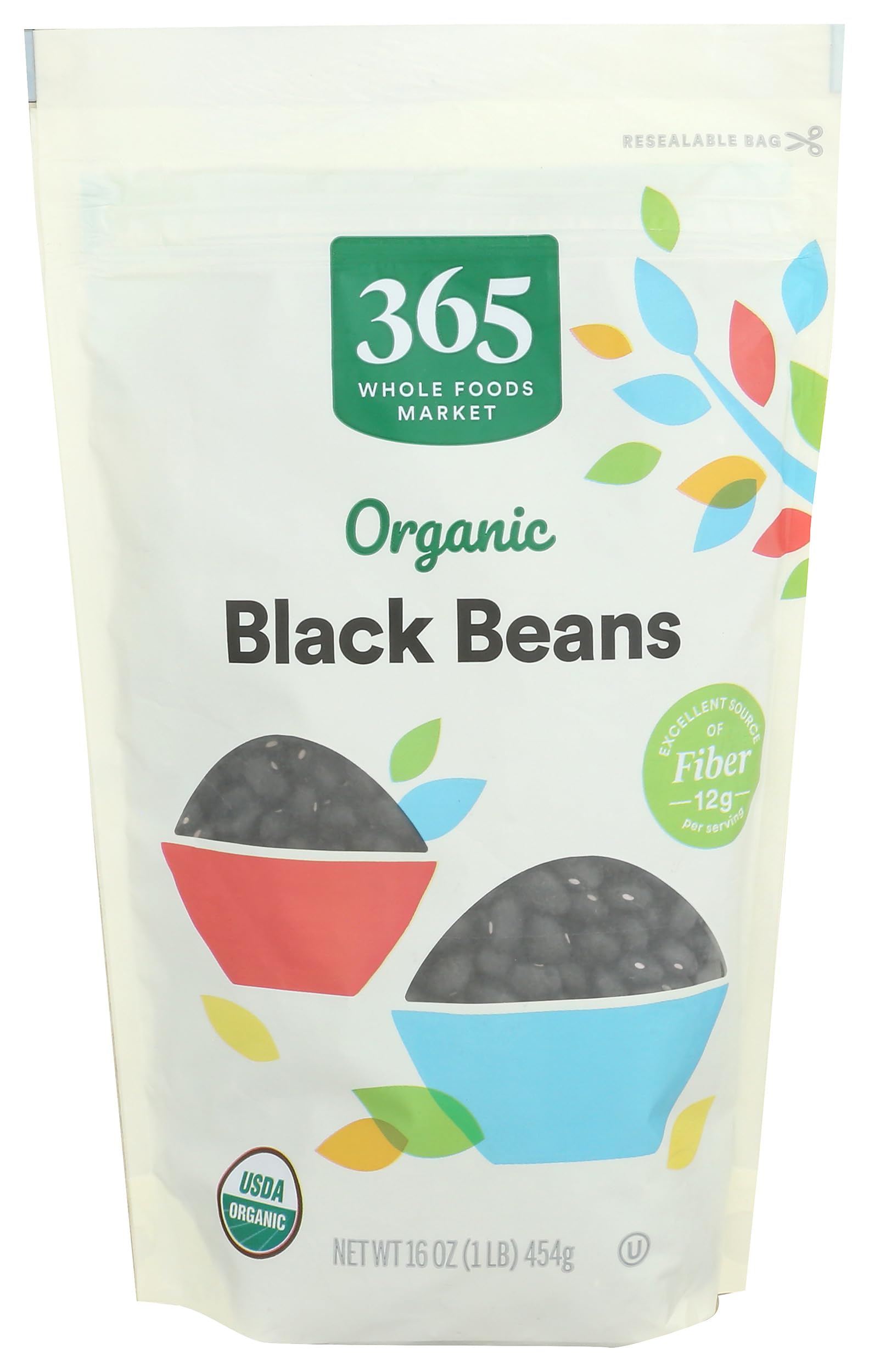 365 by Whole Foods Market Organic Black Beans, 16 Ounce