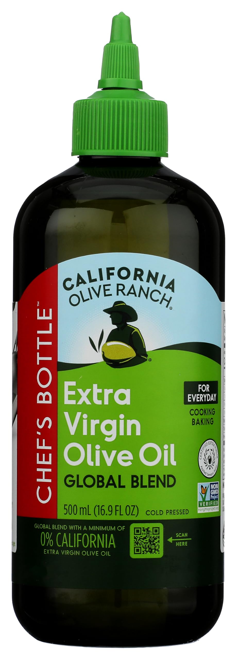California Olive Ranch Global EVOO Chefs Bottle, 16.9 FZ