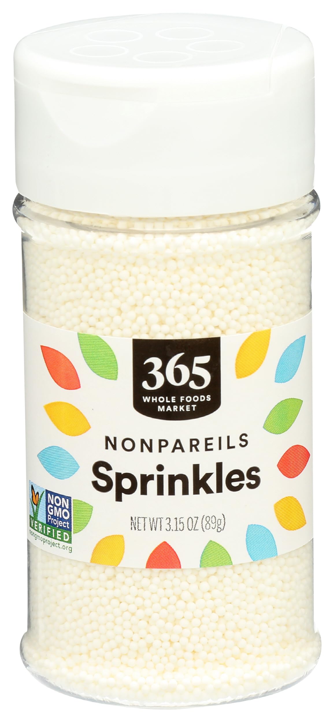 White Nonpareils Sprinkles, 3.15 Ounce