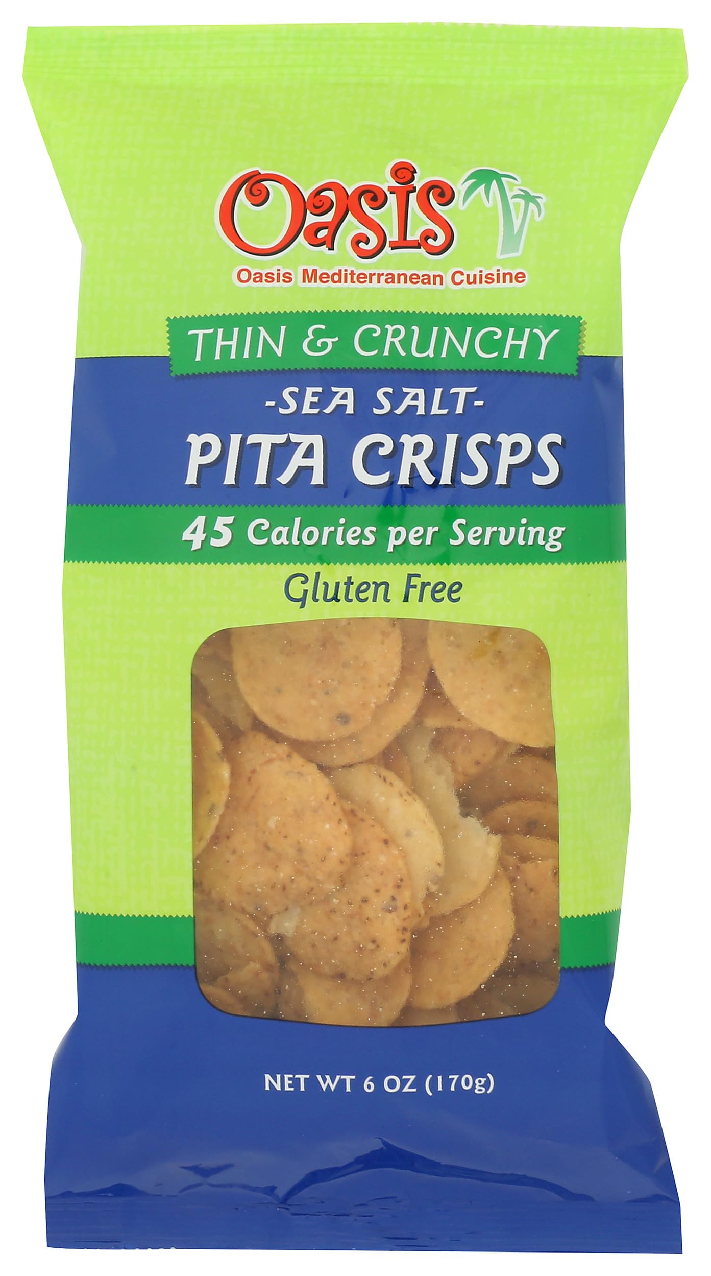 Oasis Foods Pita Crisps, 6 OZ