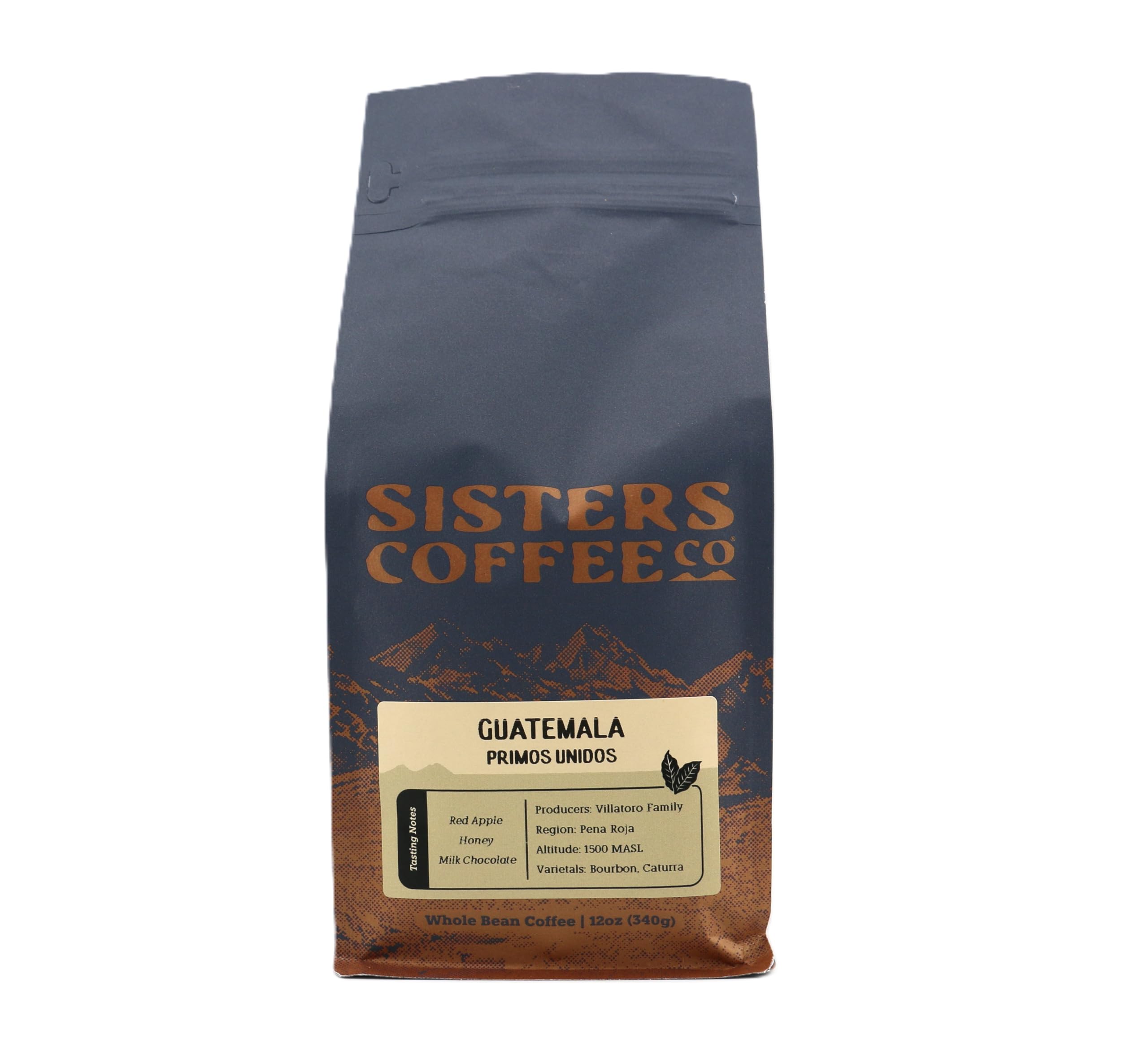 SISTERS COFFEE COMPANY Single Origin - Seasonal Guatemala 12oz Whole Bean - Medium Roast