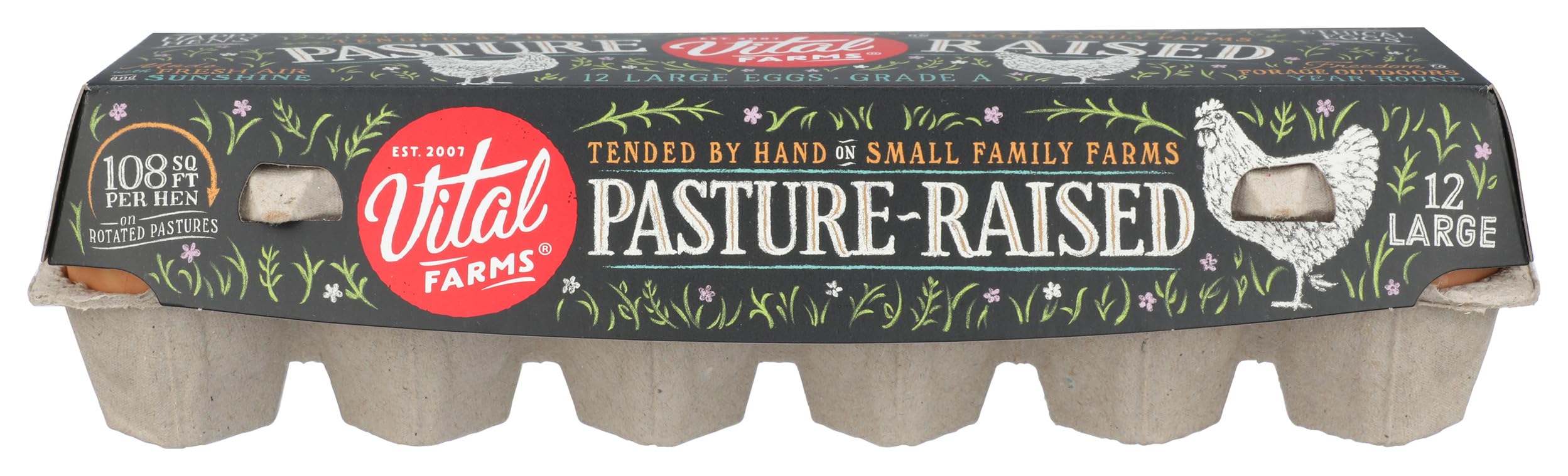 Vital Farms Large Grade A Eggs, 12 Count
