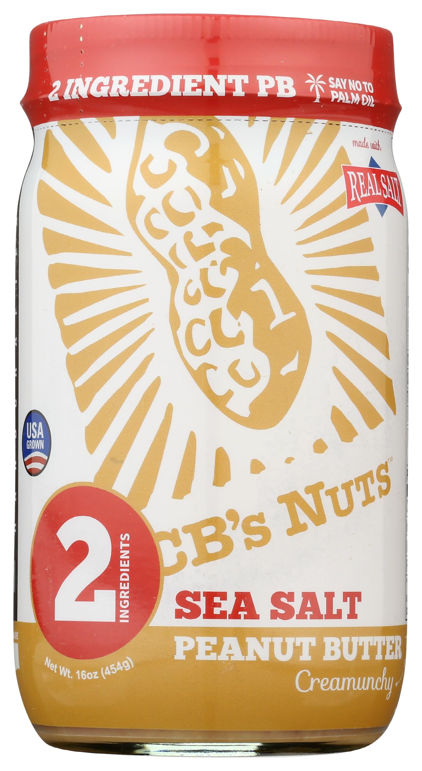 Peanut Butter With Sea Salt, 16 Ounce