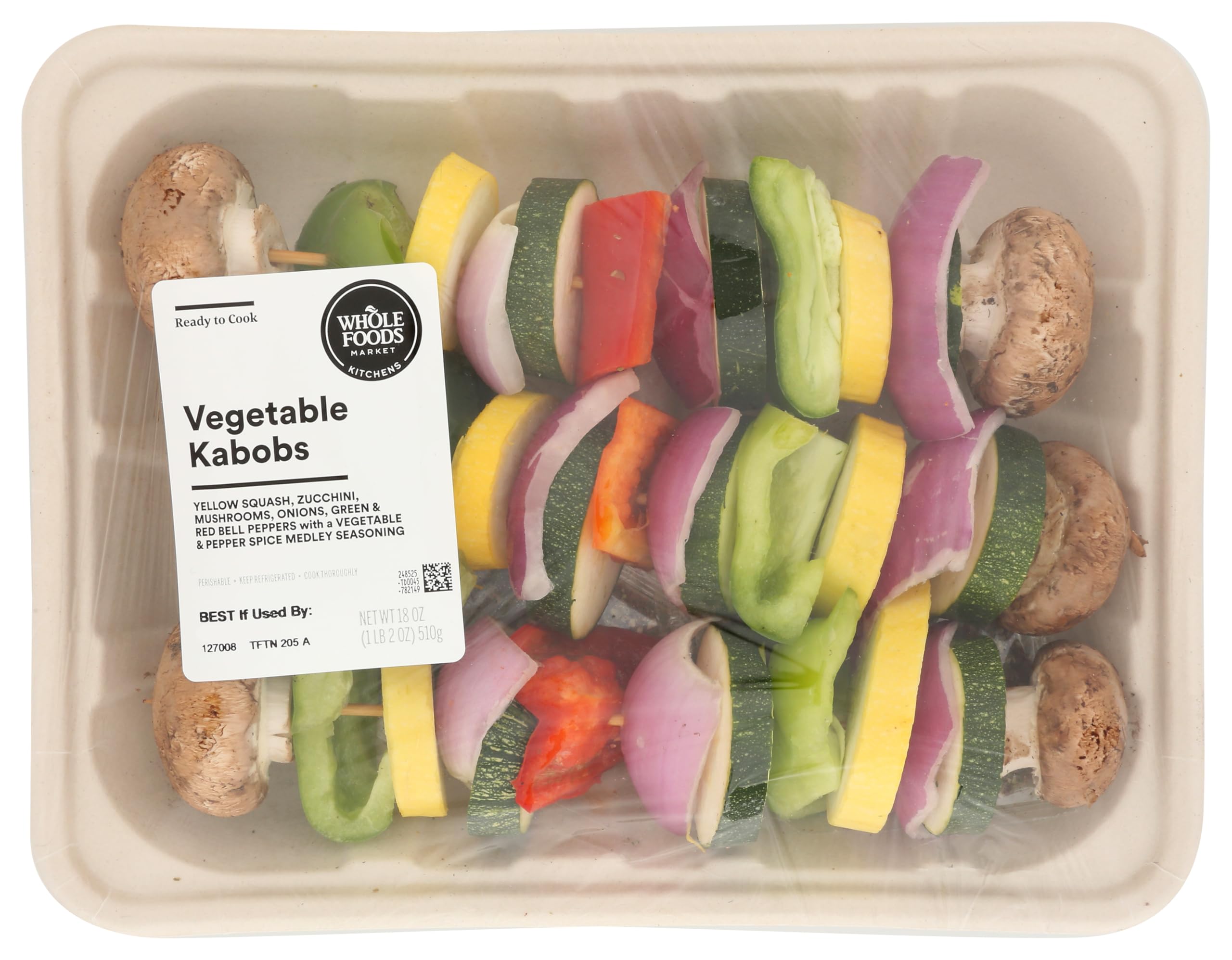 Whole Foods Market Kitchens Vegetable Kabobs, 18 OZ