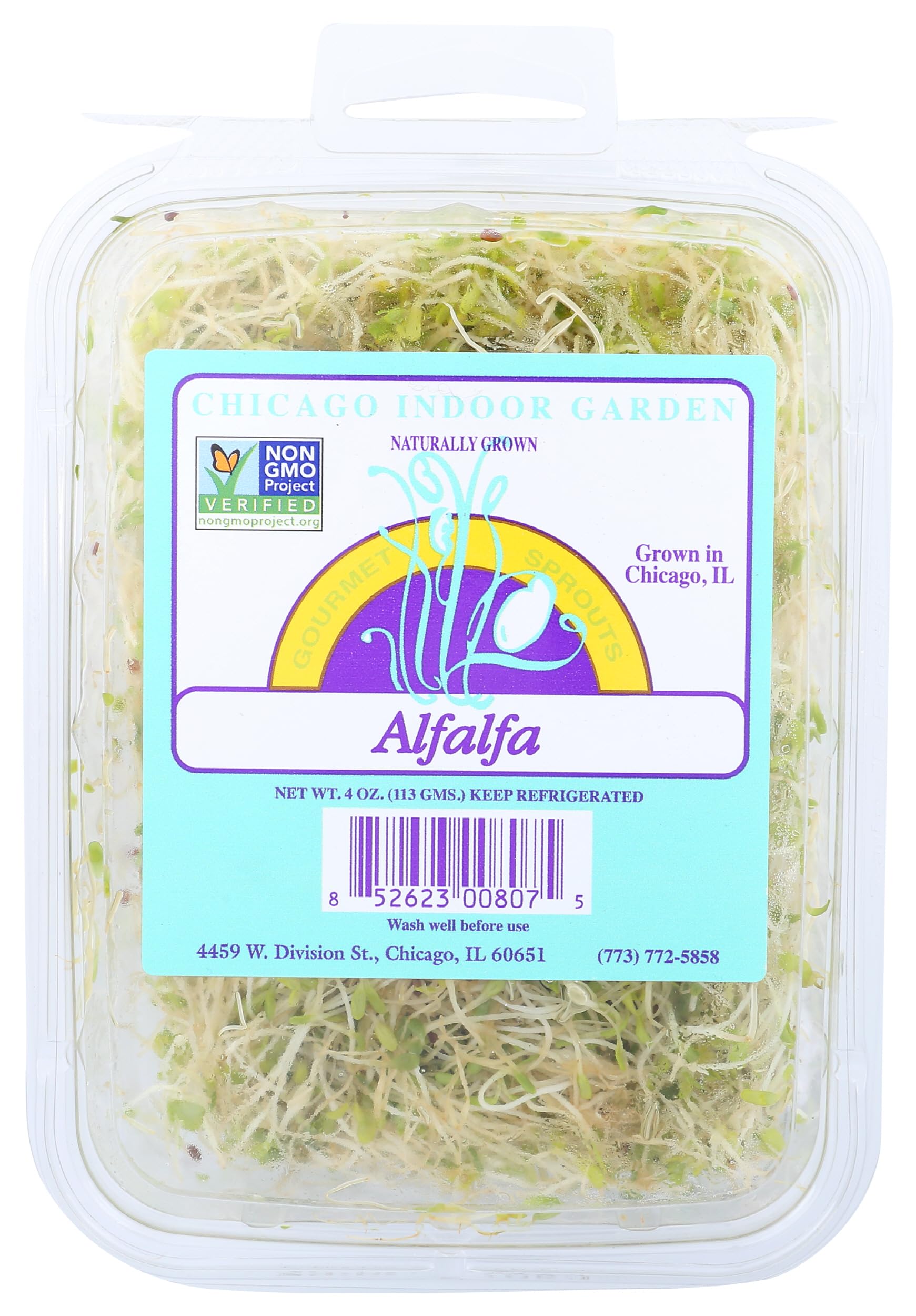 Chicago Indoor Gardens Alfalfa Sprouts, 4 OZ