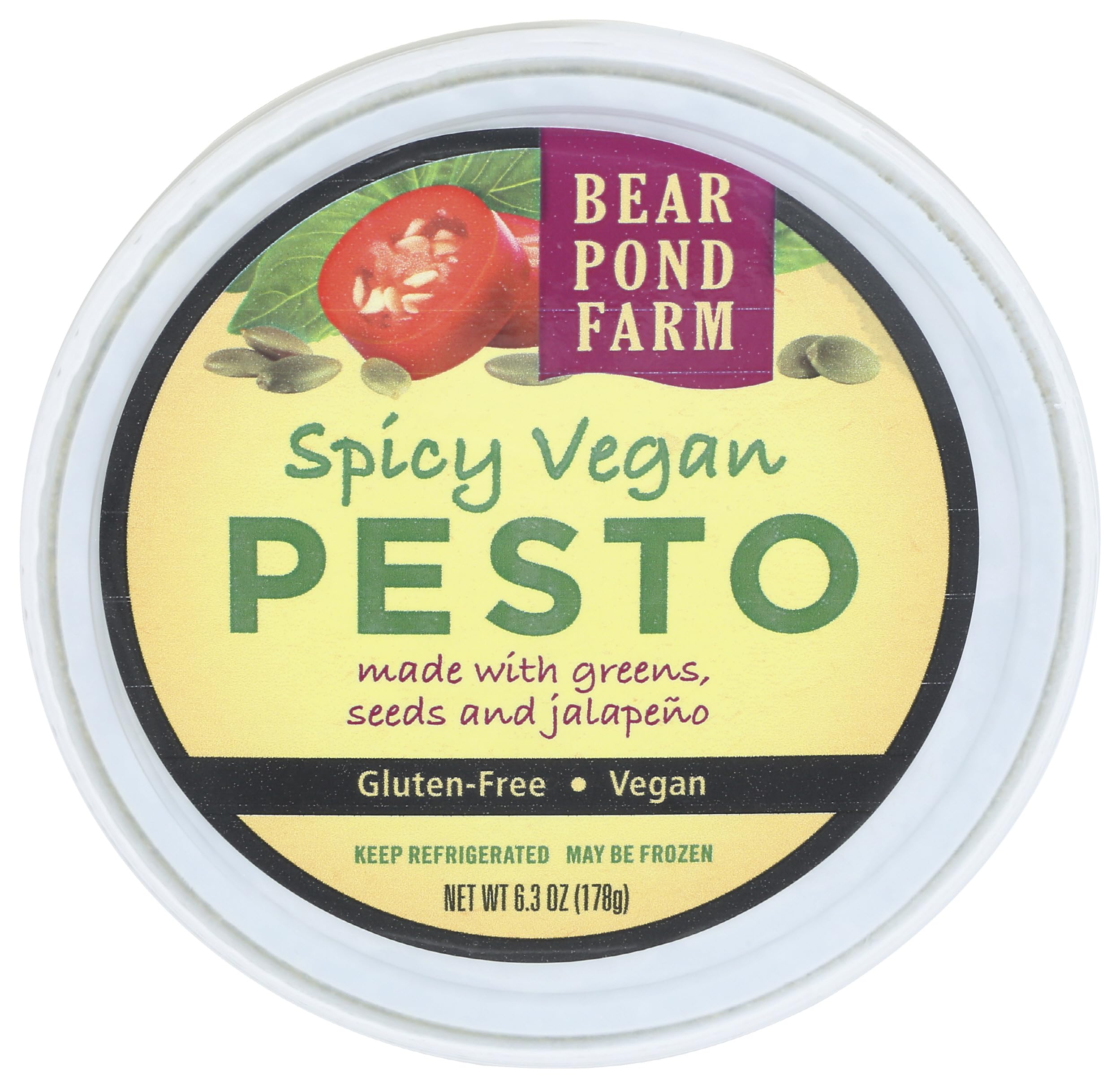 Bear Pond Farm Pesto Spicy Vegan, 6.3 Ounce