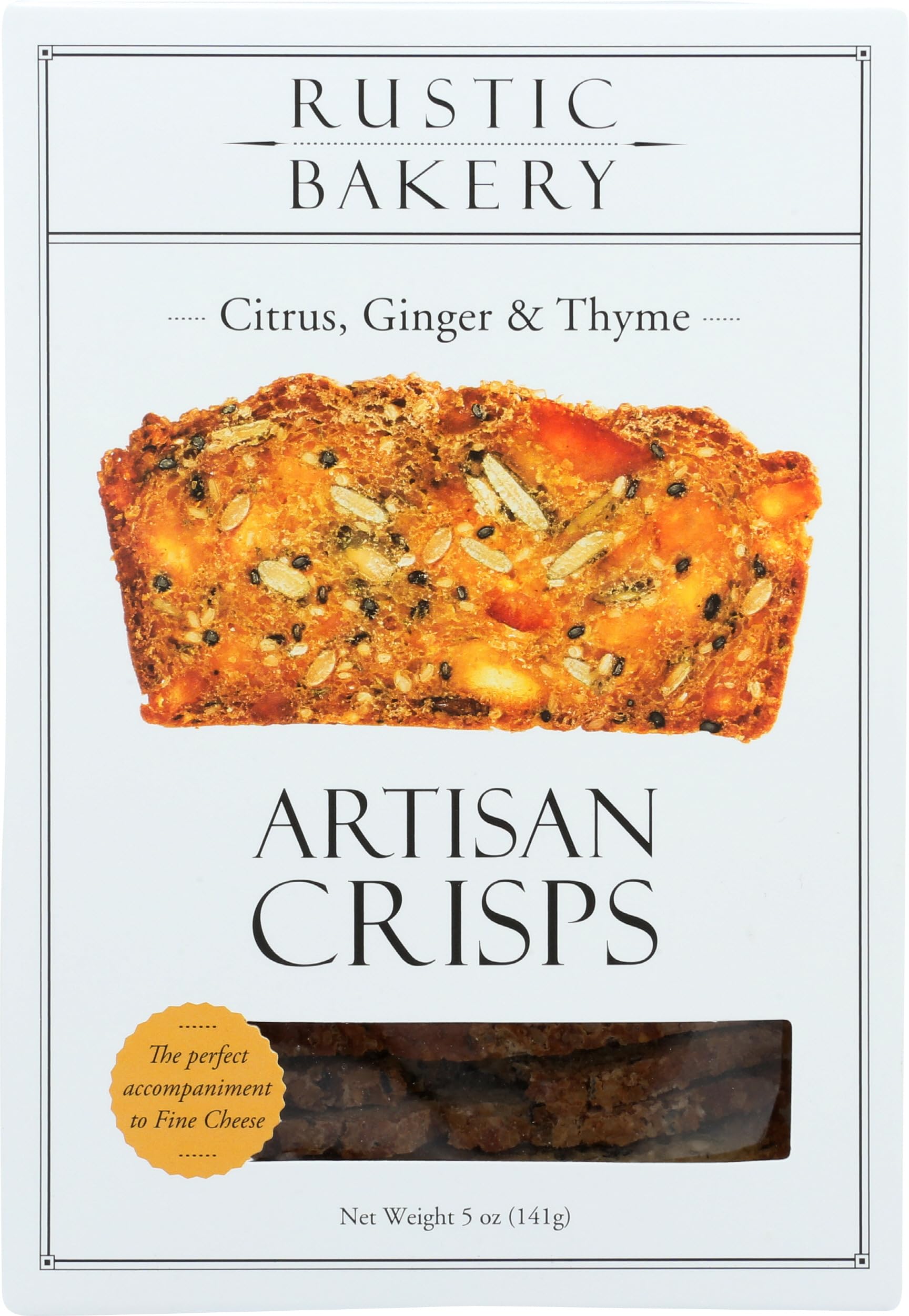 Crisps Citrus Ginger Thyme, 5 Ounce