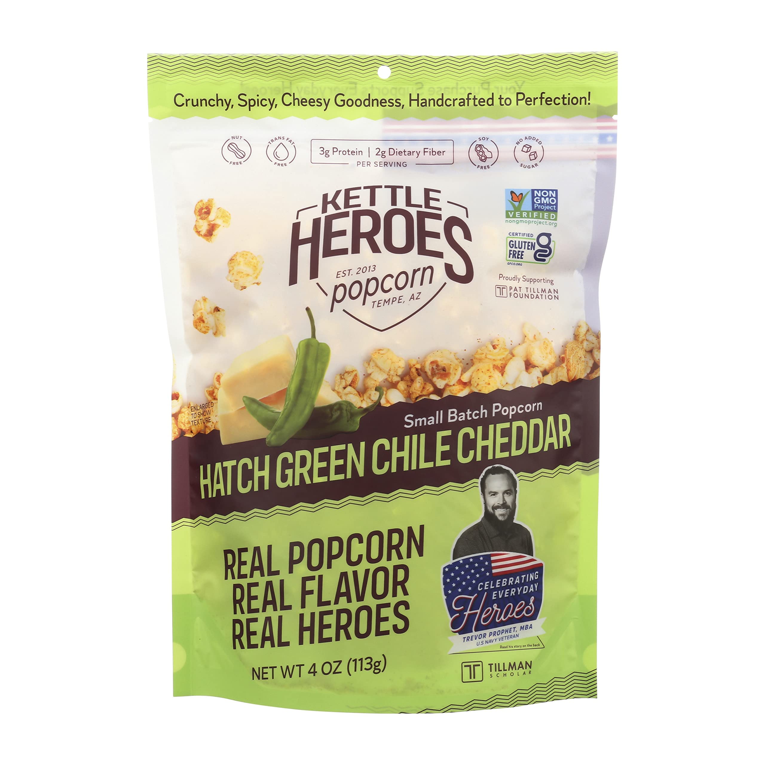 Popcorn Hatch Green Chile Cheddar, 4 Ounce