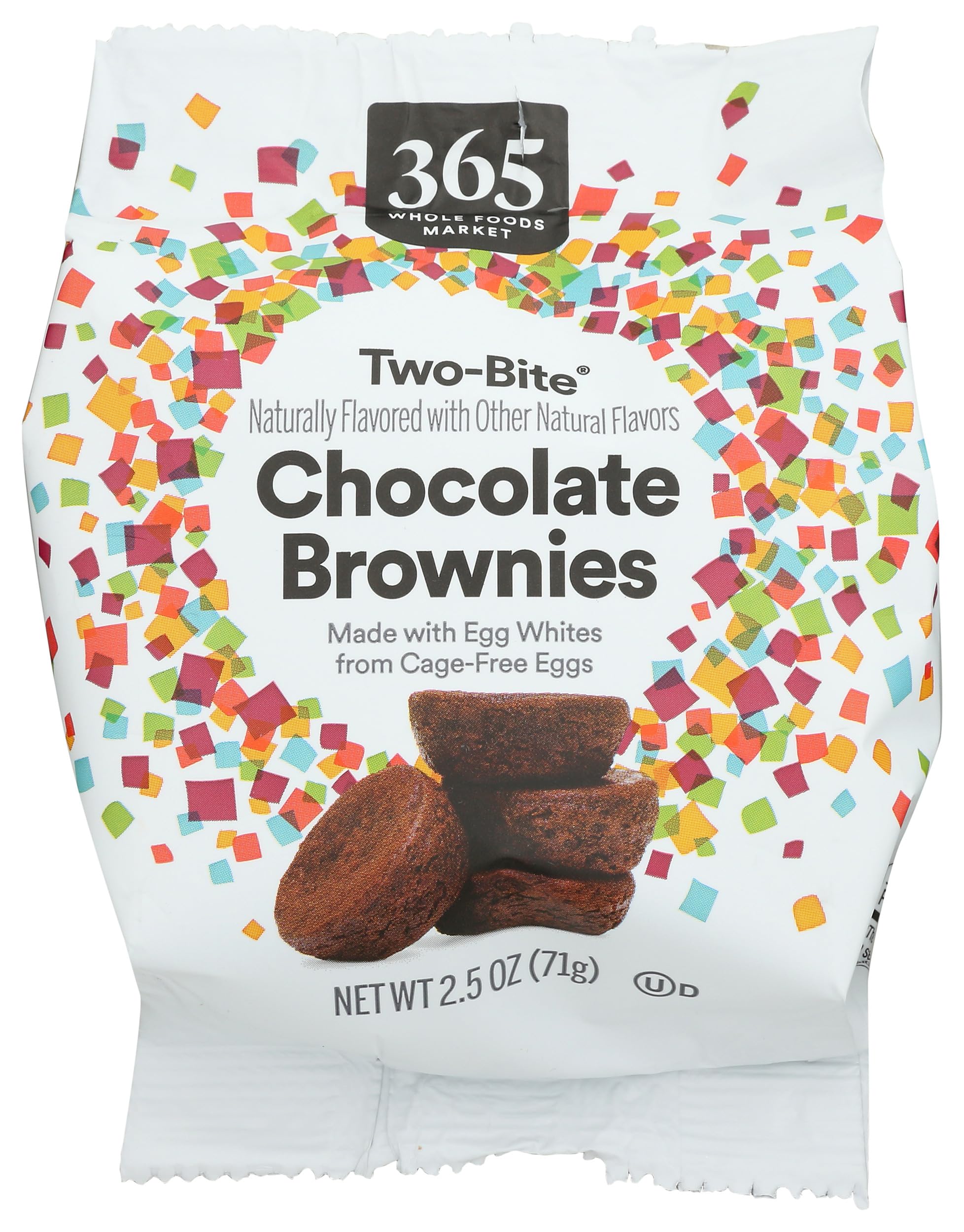 Two-Bite Chocolate Brownies - Snack Pack, 2.5 oz, Frozen
