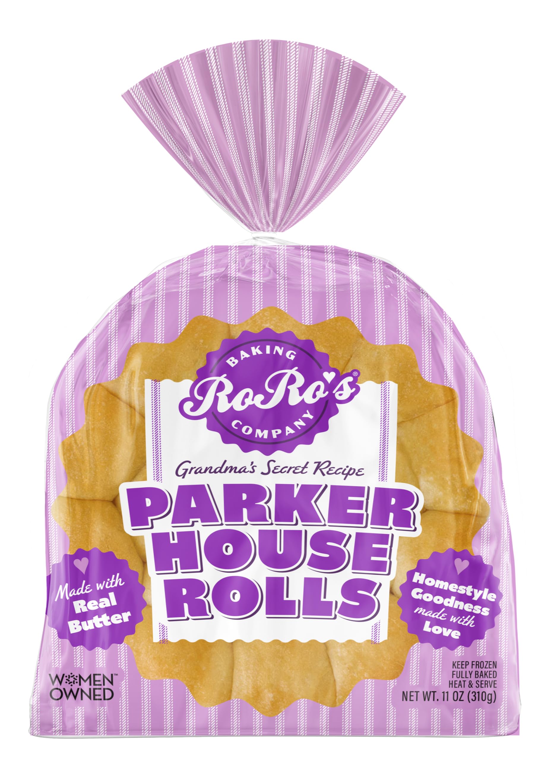 Roros Baking Co Parker House Rolls, 11 OZ