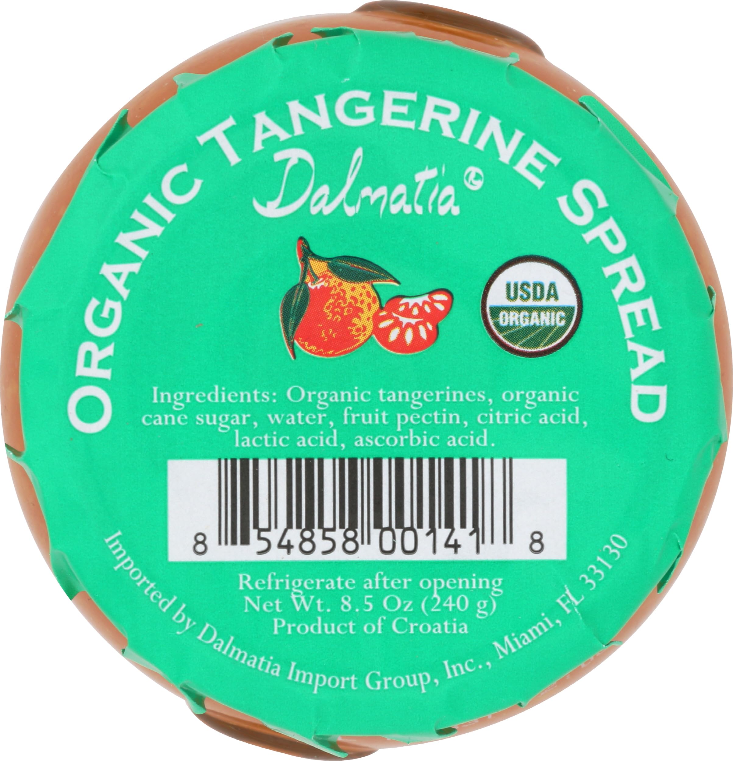 Dalmatia Imports Organic Tangerine Spread, 8.5 Oz