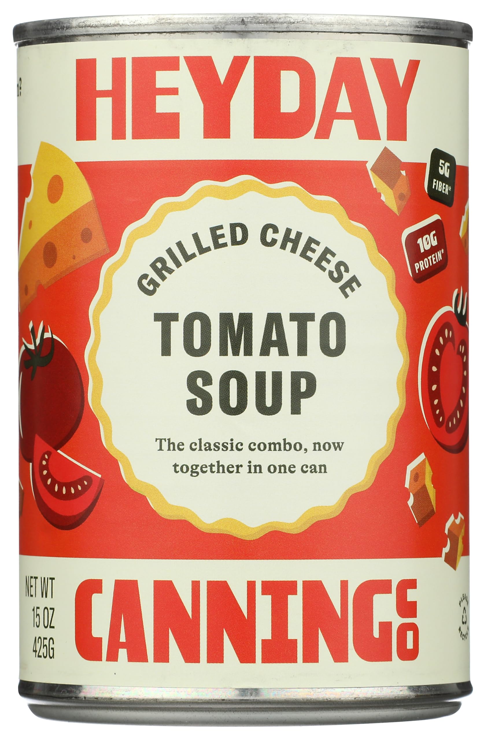 Heyday Canning Co Grilled Cheese Tomato Soup, 15 OZ