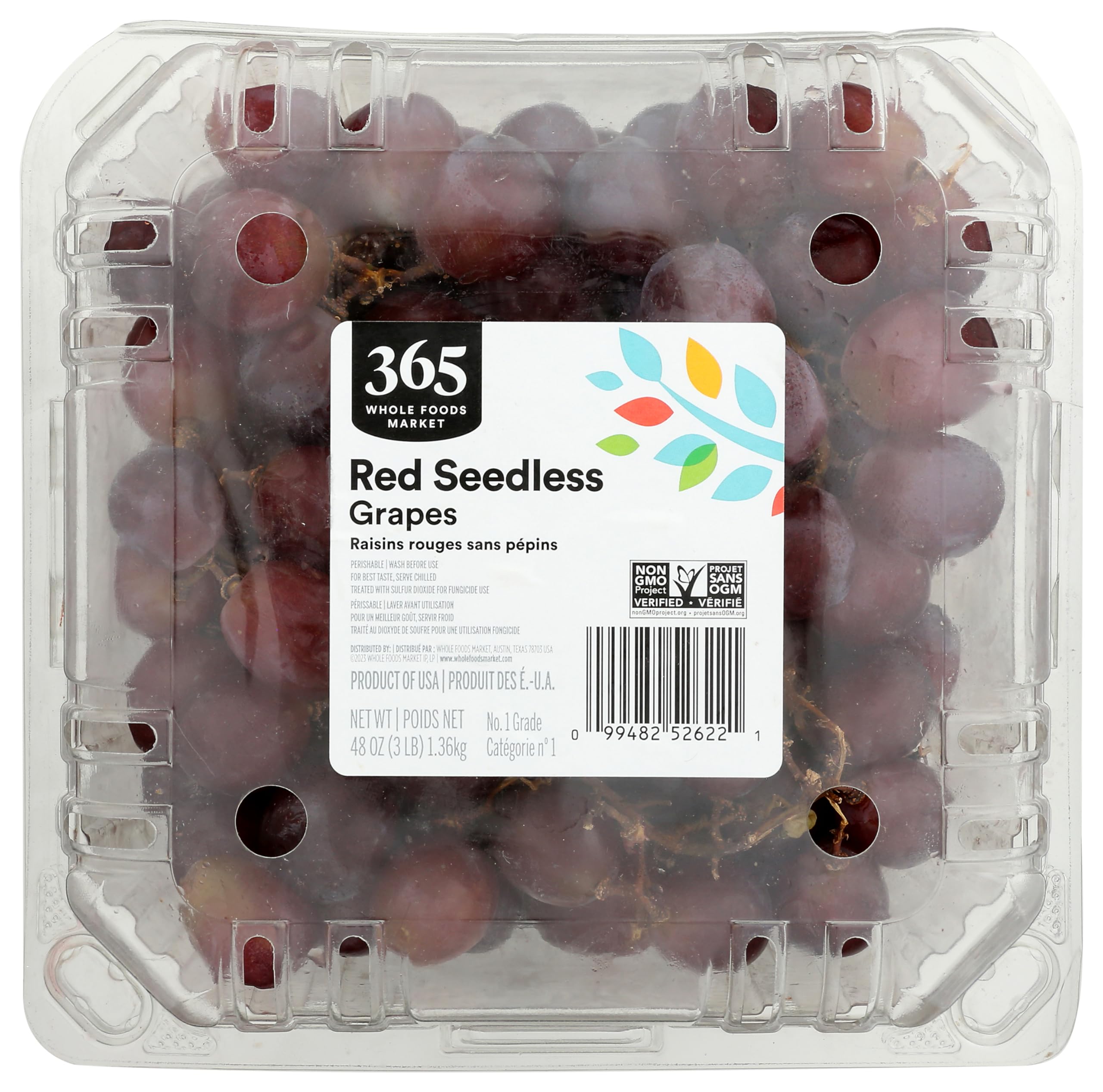 Produce Red Seedless Grapes, 48 OZ