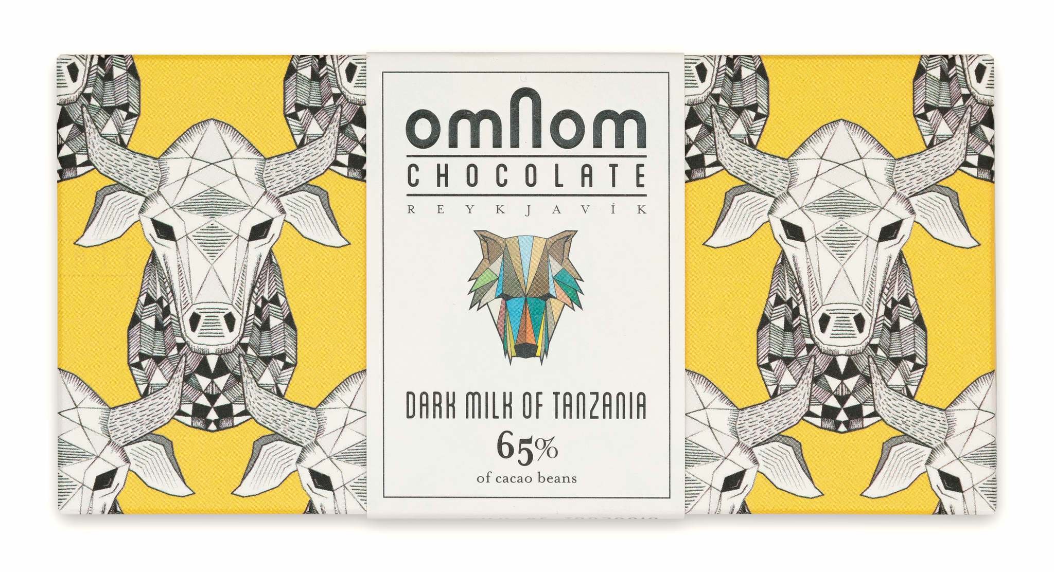 Omnom Tanzania 65% Dark Milk Chocolate Bar, 2.1 OZ