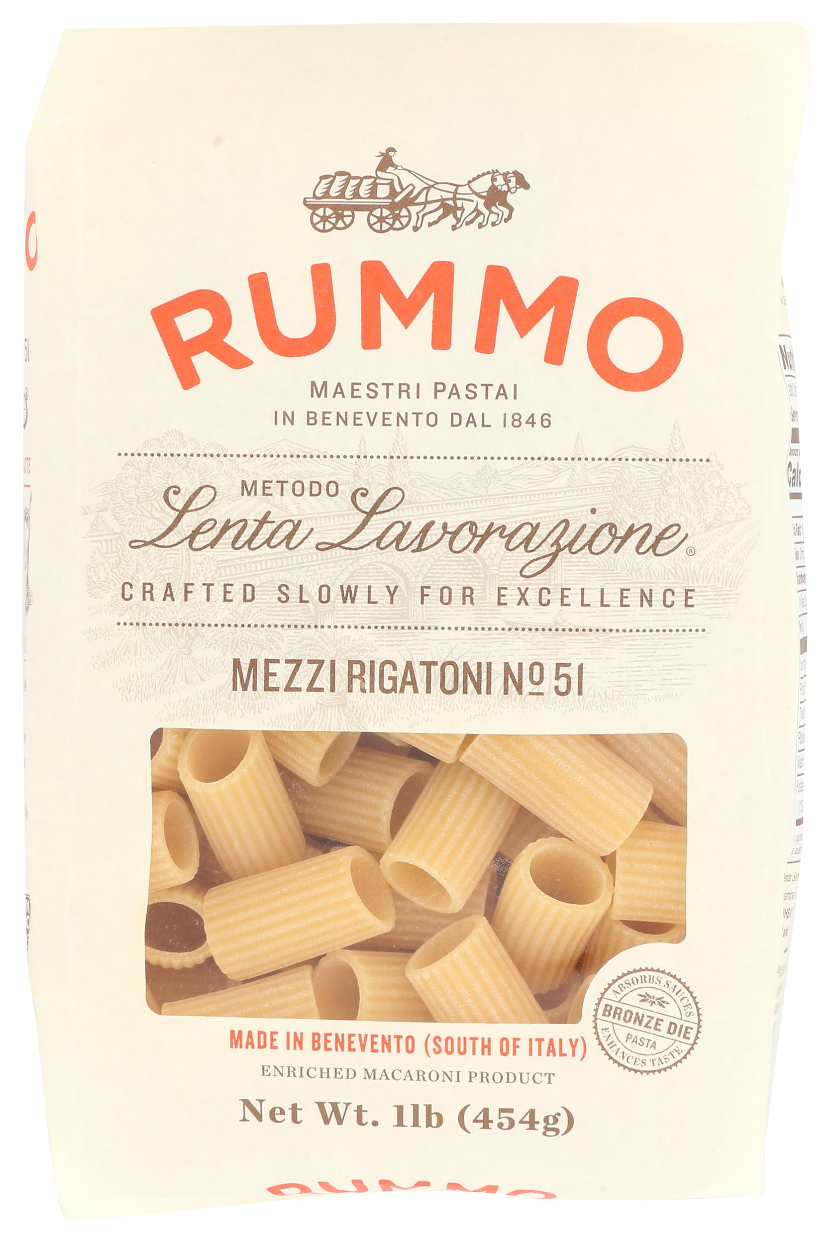 Rummo Rigatoni Mezzi, 16 Ounce