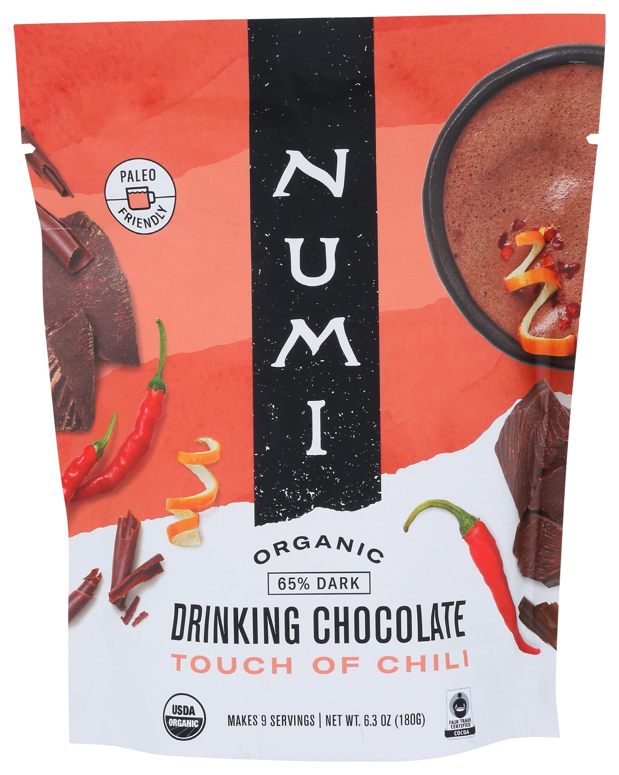 Drinking Chocolate Touch Of Chili Organic, 6.3 Ounce