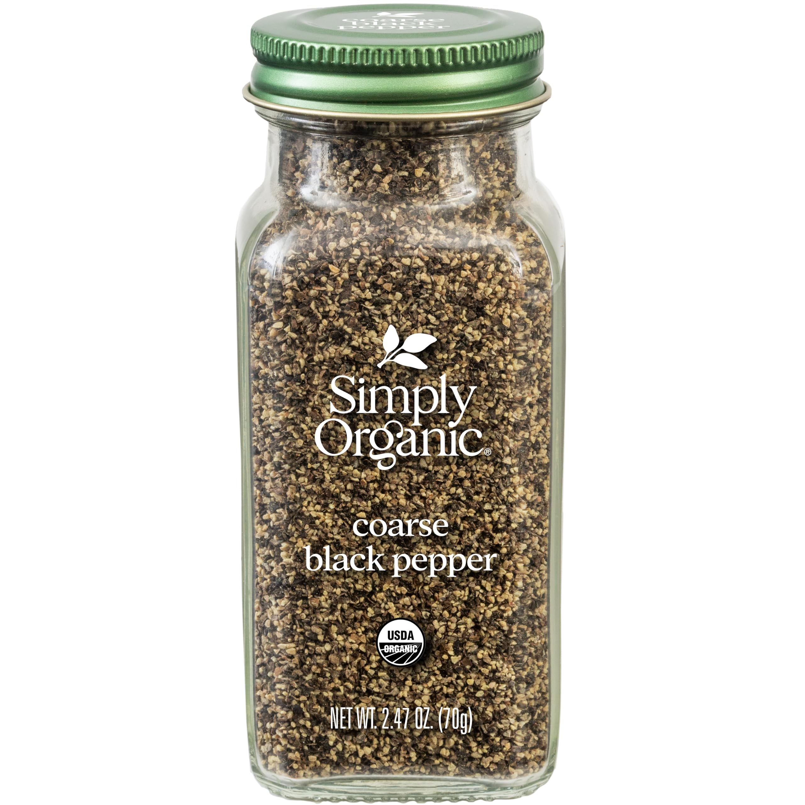 Pepper Black Coarse Grind Organic, 2.47 Ounce