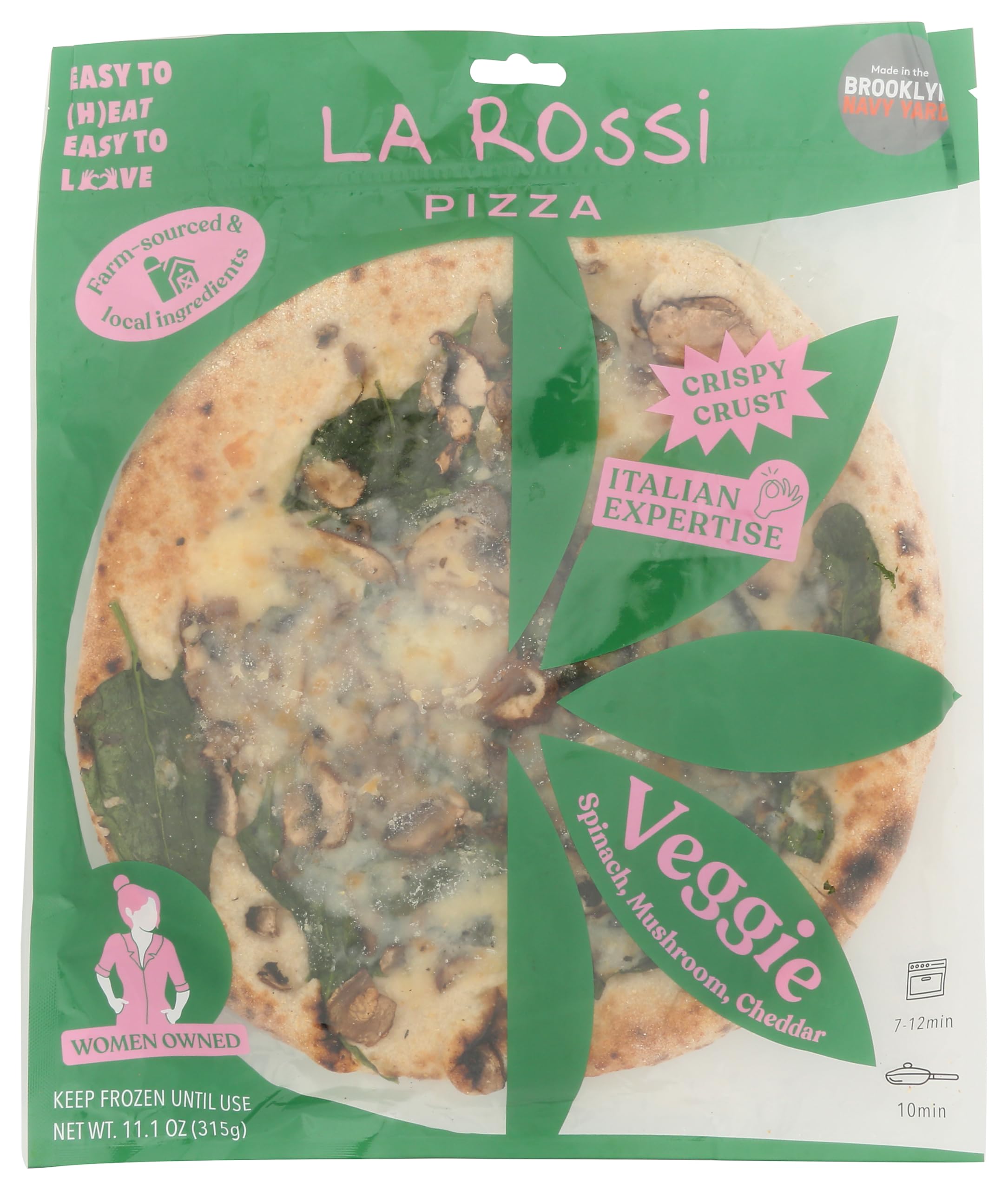 La Rossi Veggie Pizza, 11.1 OZ