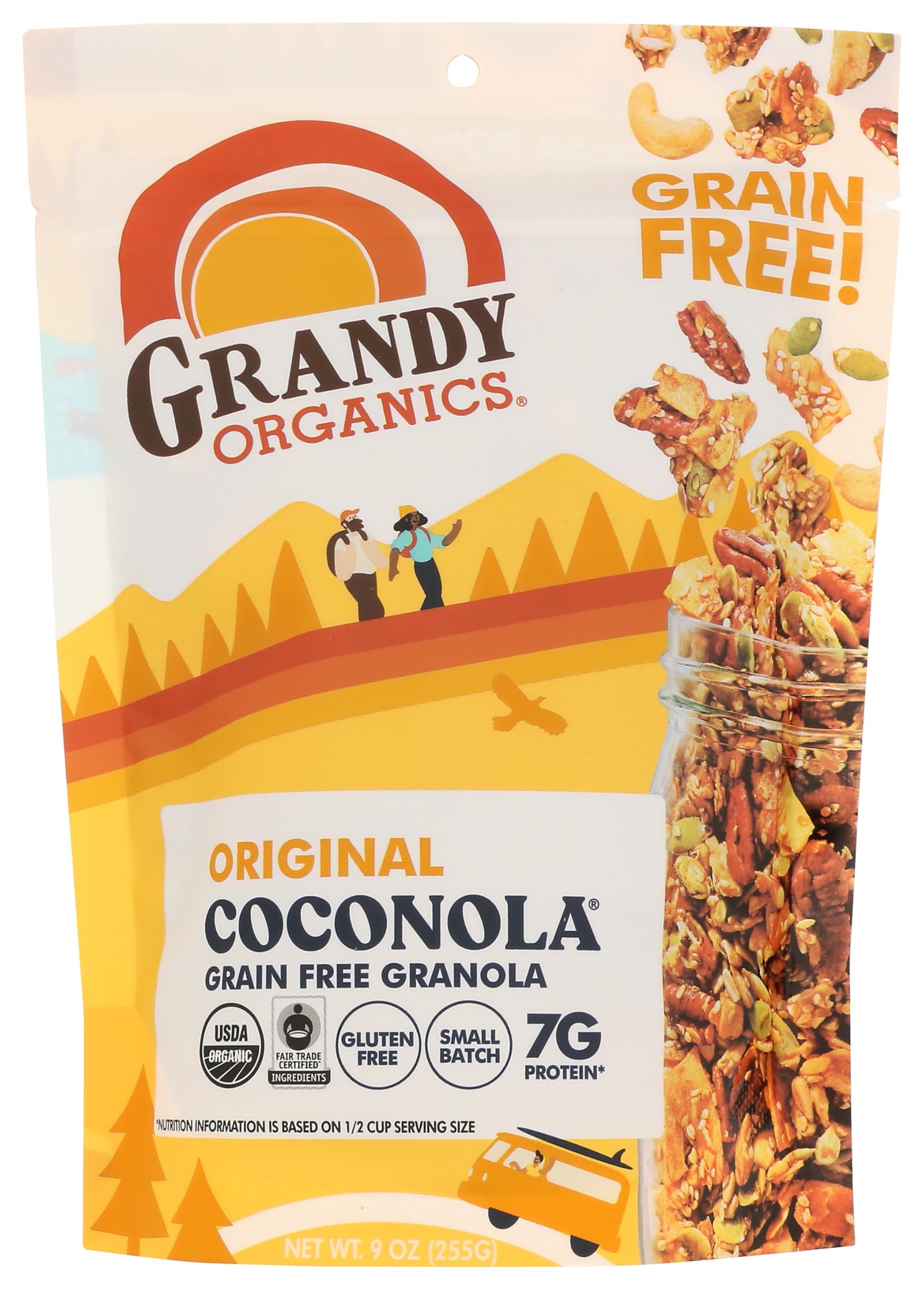 Grandy Organics Coconola Grain Free Granola, 9 oz
