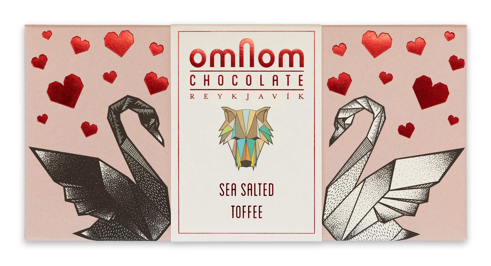 OMNOM Toffee Sea Salt Chocolate Bar, 2.1 OZ