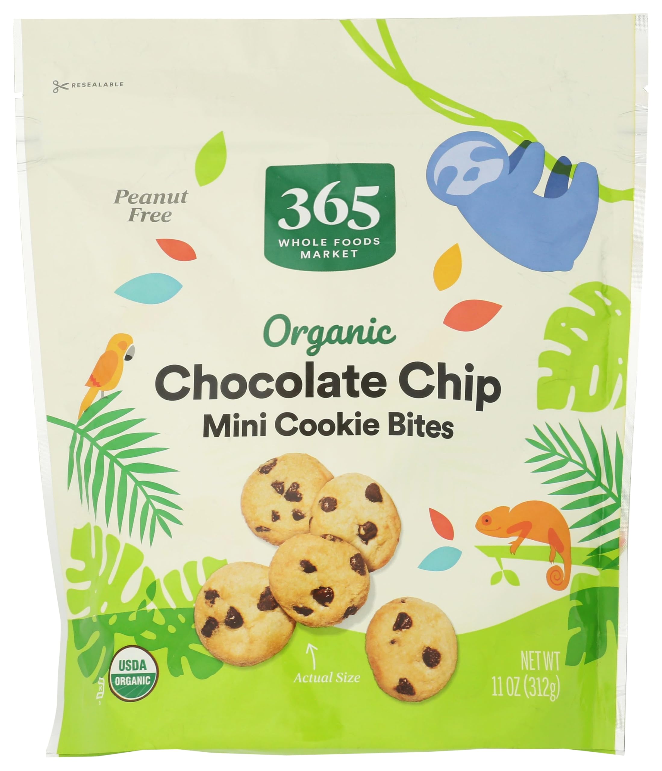 365 by Whole Foods Market Organic Mini Chocolate Chip Cookies, 11 OZ