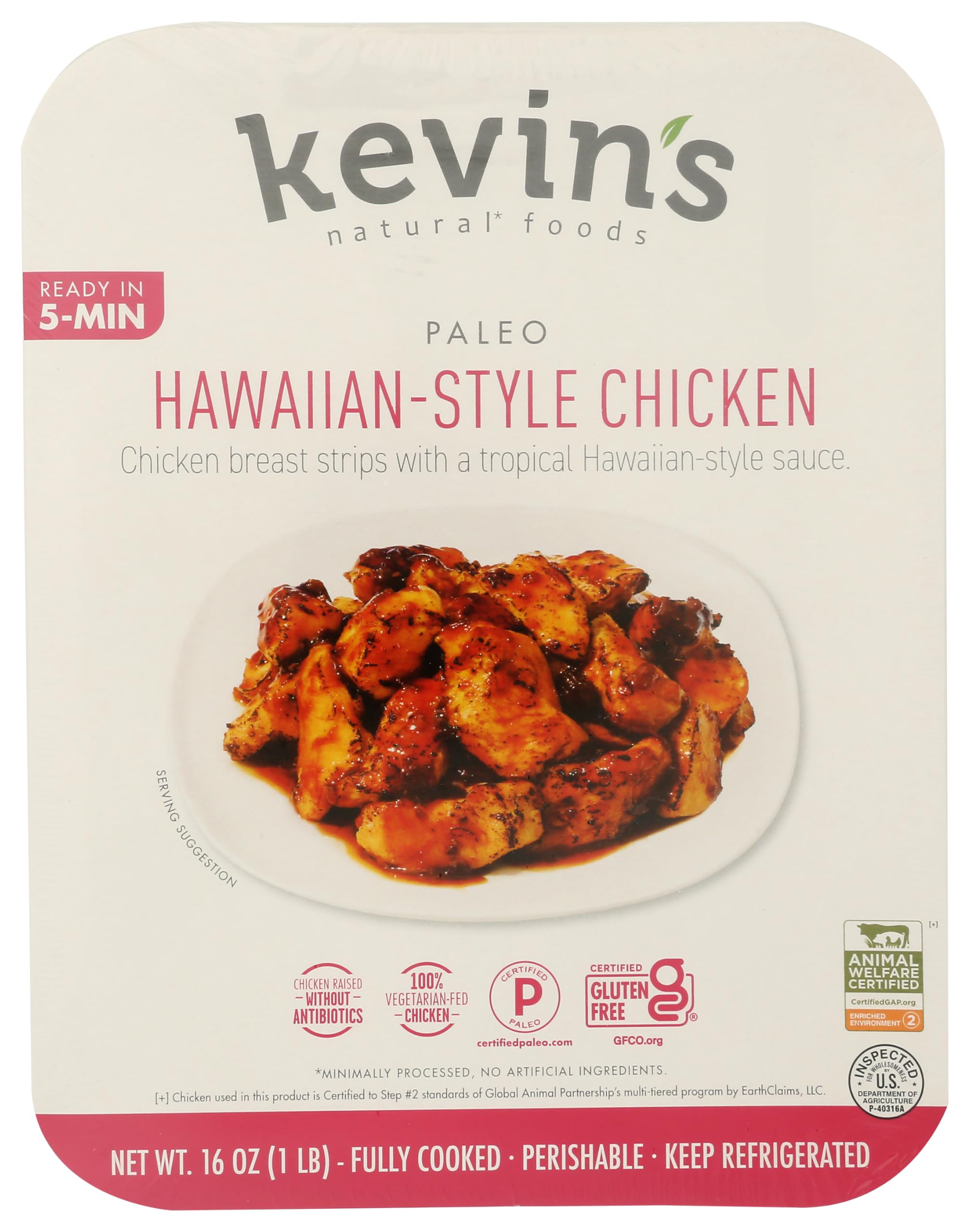 Kevin's Natural Foods Hawaiian Style Chicken, 16 OZ