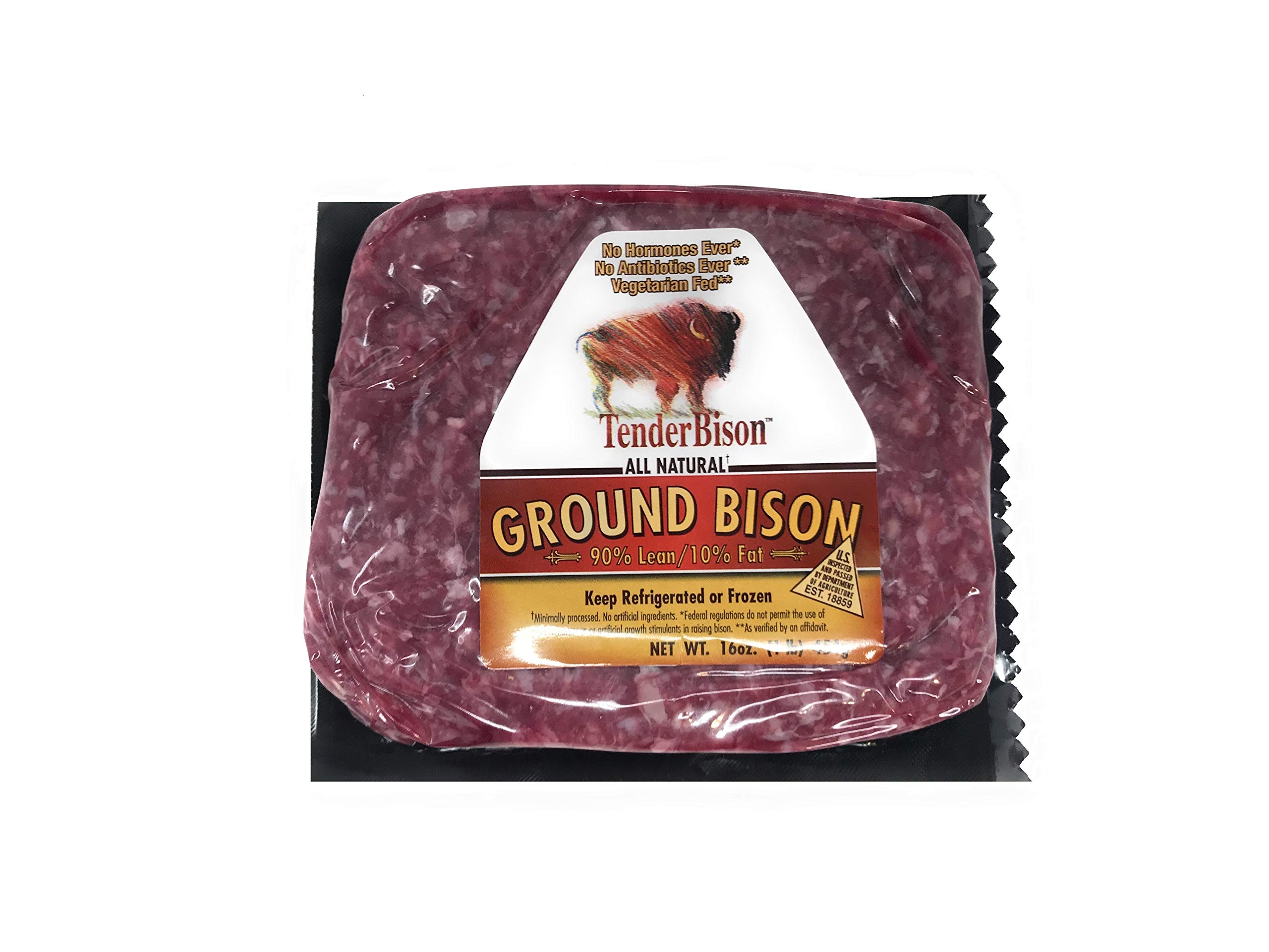 Tender Bison, Bison Ground Brick, 16 Ounce