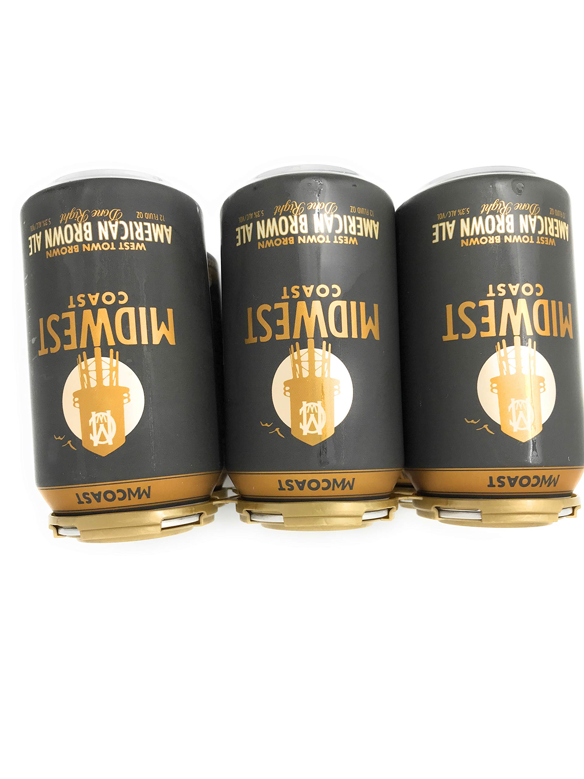 Midwest Coast, Brown West Town, 6pk, 12 Fl Oz Cans, 5.3% ABV