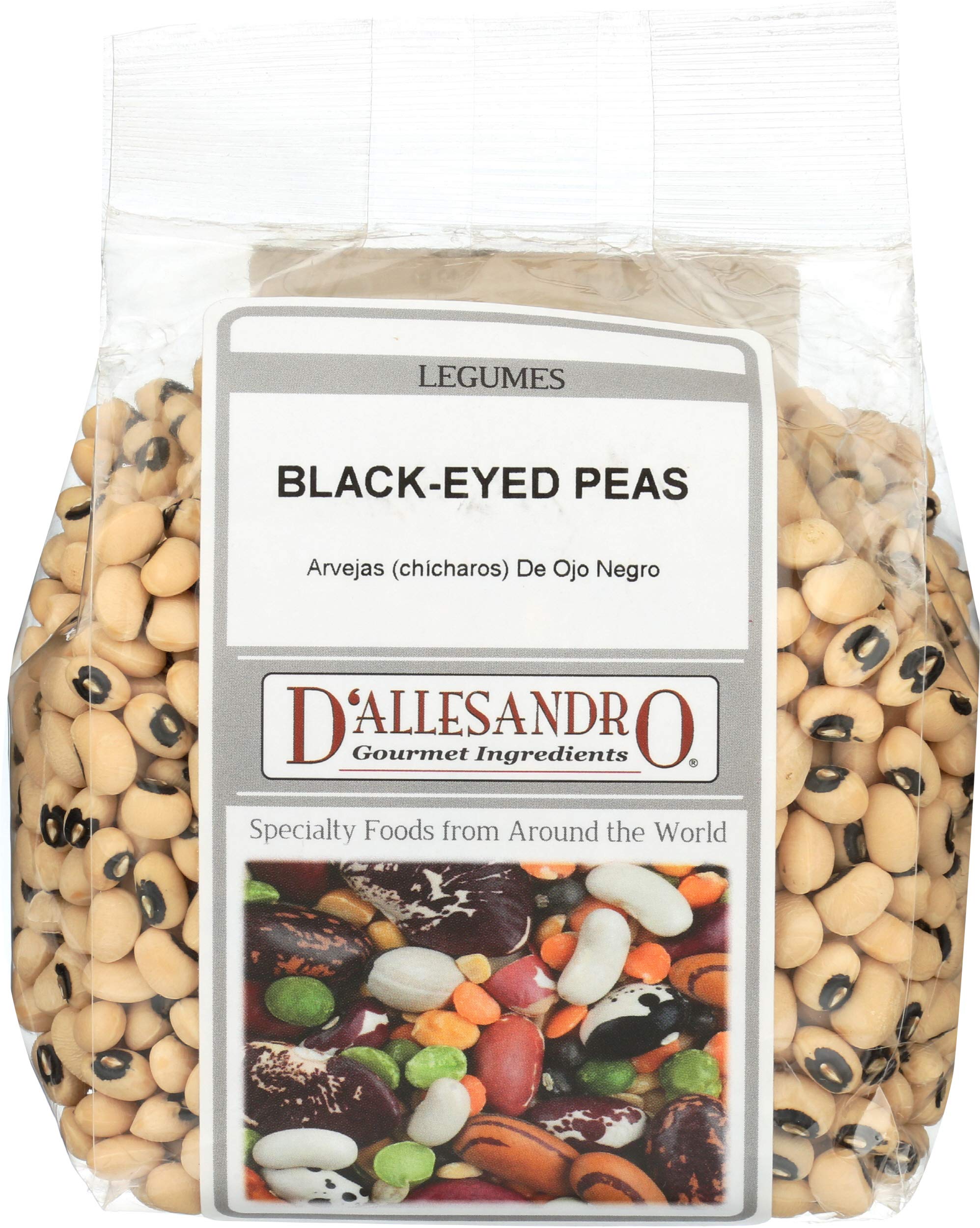 D Allasandro Blackeyed Peas, 12 OZ