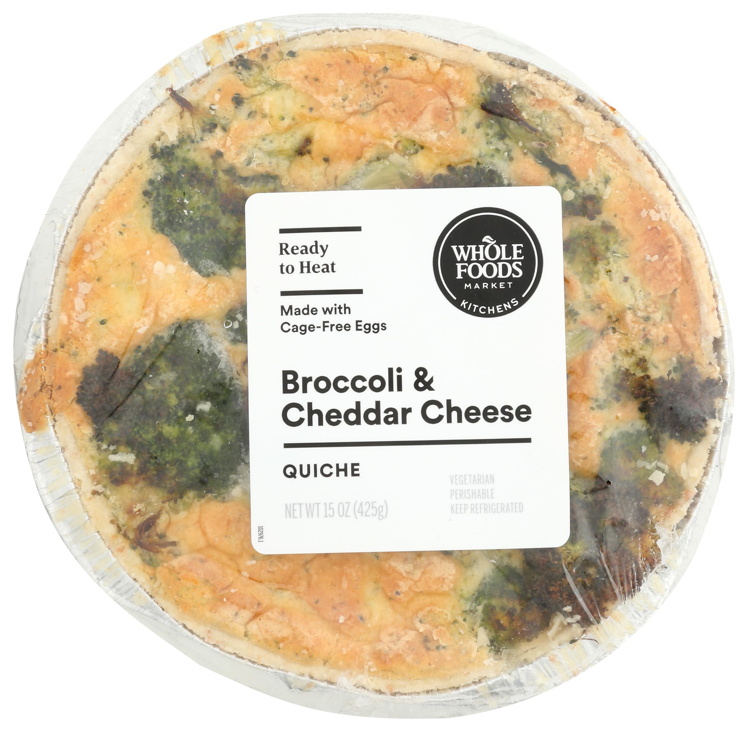 Quiche Broccoli & Cheddar, 15 Ounce