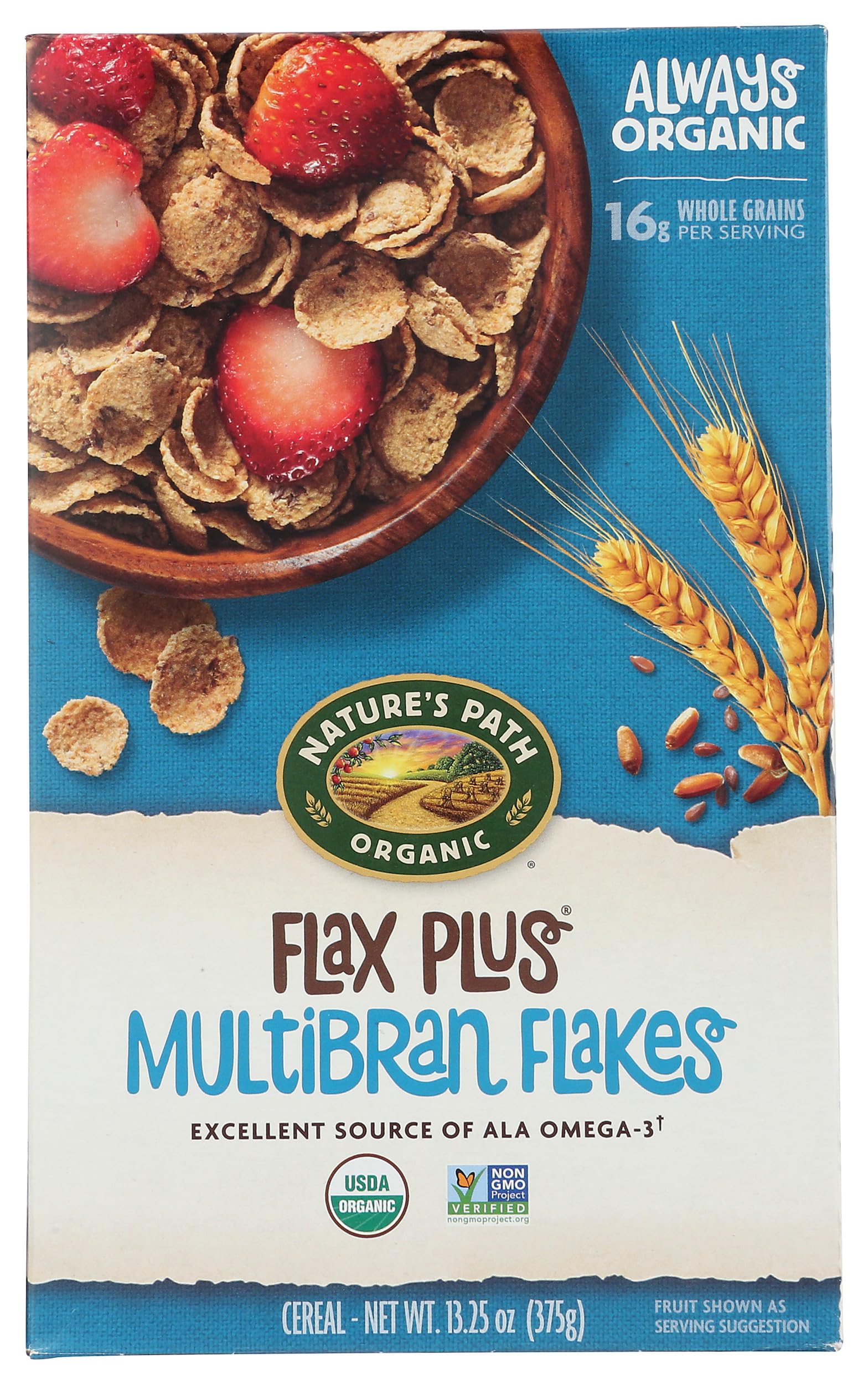 Organic Flax Plus Multibran Cereal, 13.25 Ounce