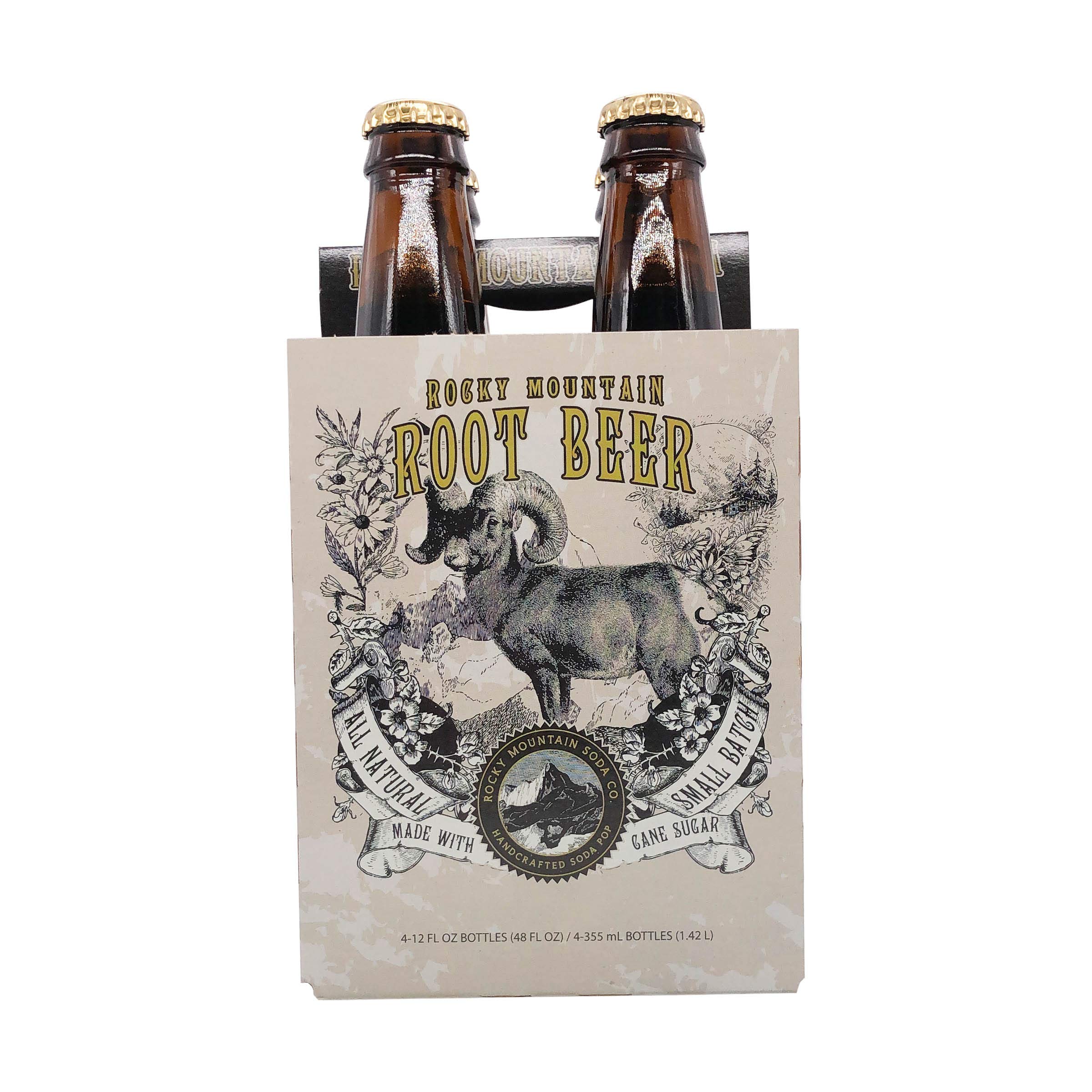 Rocky Mountain Soda Co Root Beer, 12 FZ