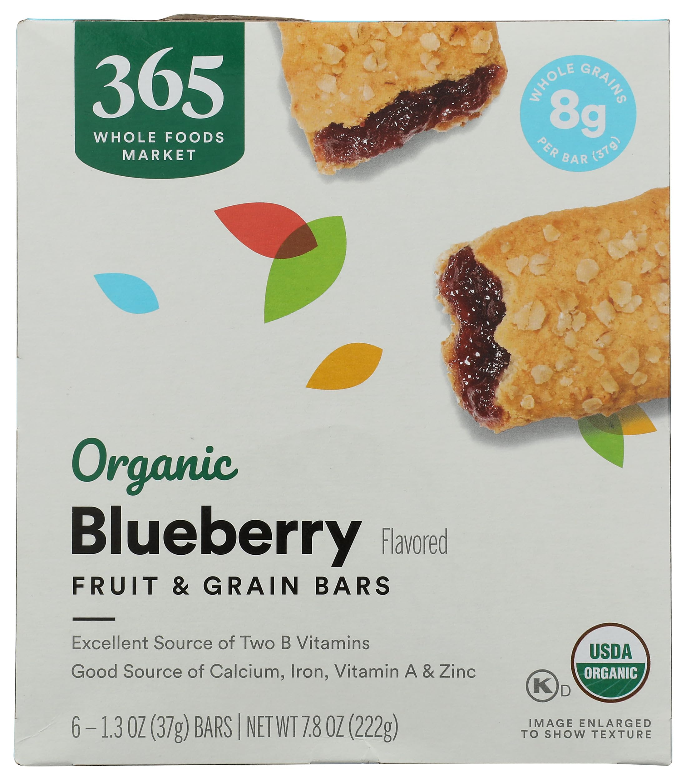 Organic Blueberry Cereal Bar 6 Count, 7.8 Ounce