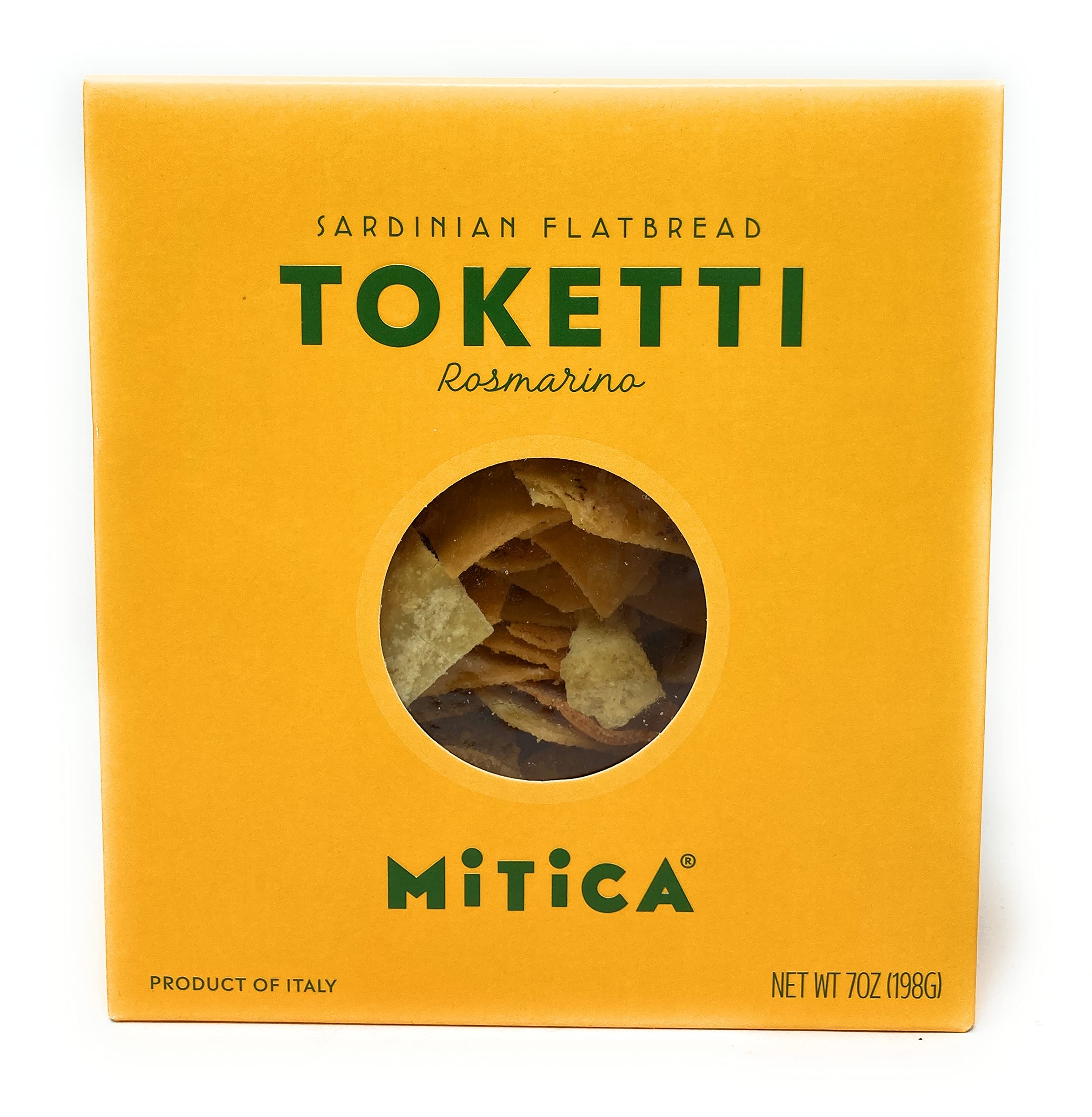 Crackers Toketti Di Pane Carasau Rosemary, 7 Ounce