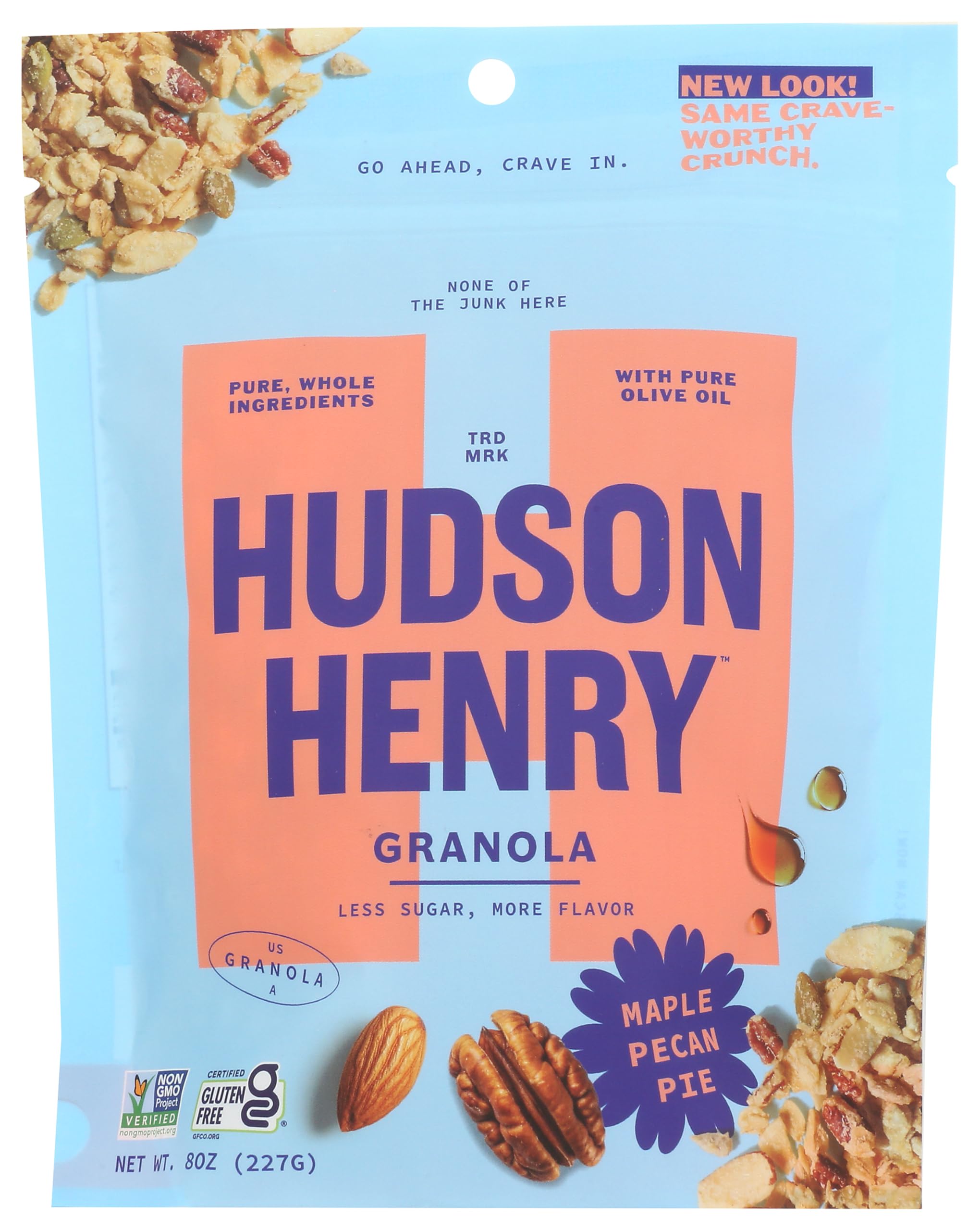 Hudson Henry, Granola Pecan, 8 Ounce
