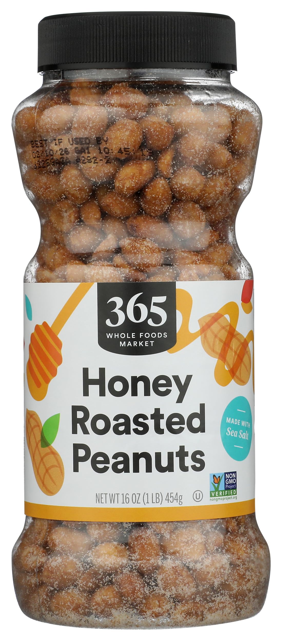 365 by Whole Foods Market Honey Roasted Peanuts, 16 Ounce