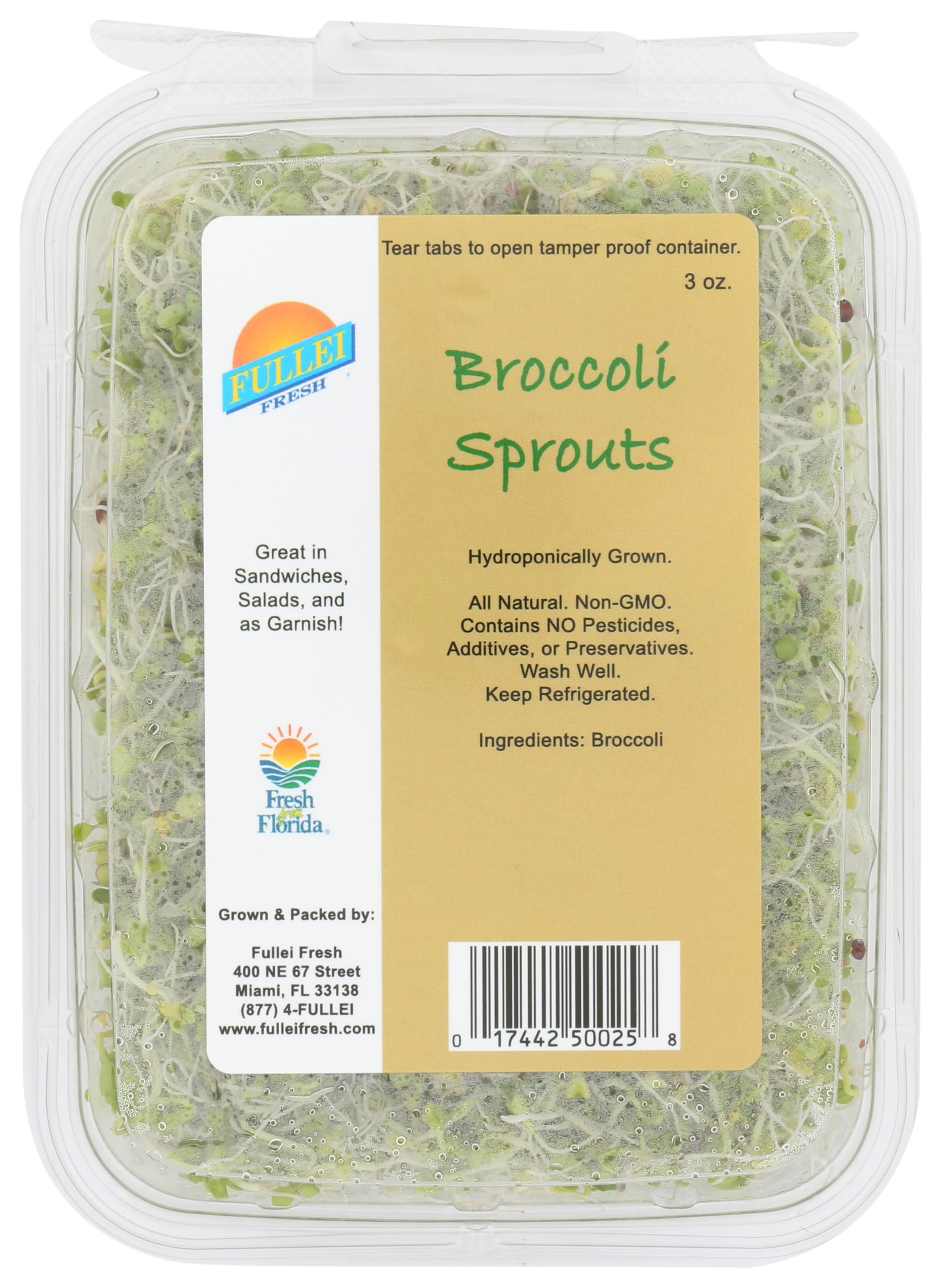 Fullei Broccoli Deli Sprouts, 3 OZ